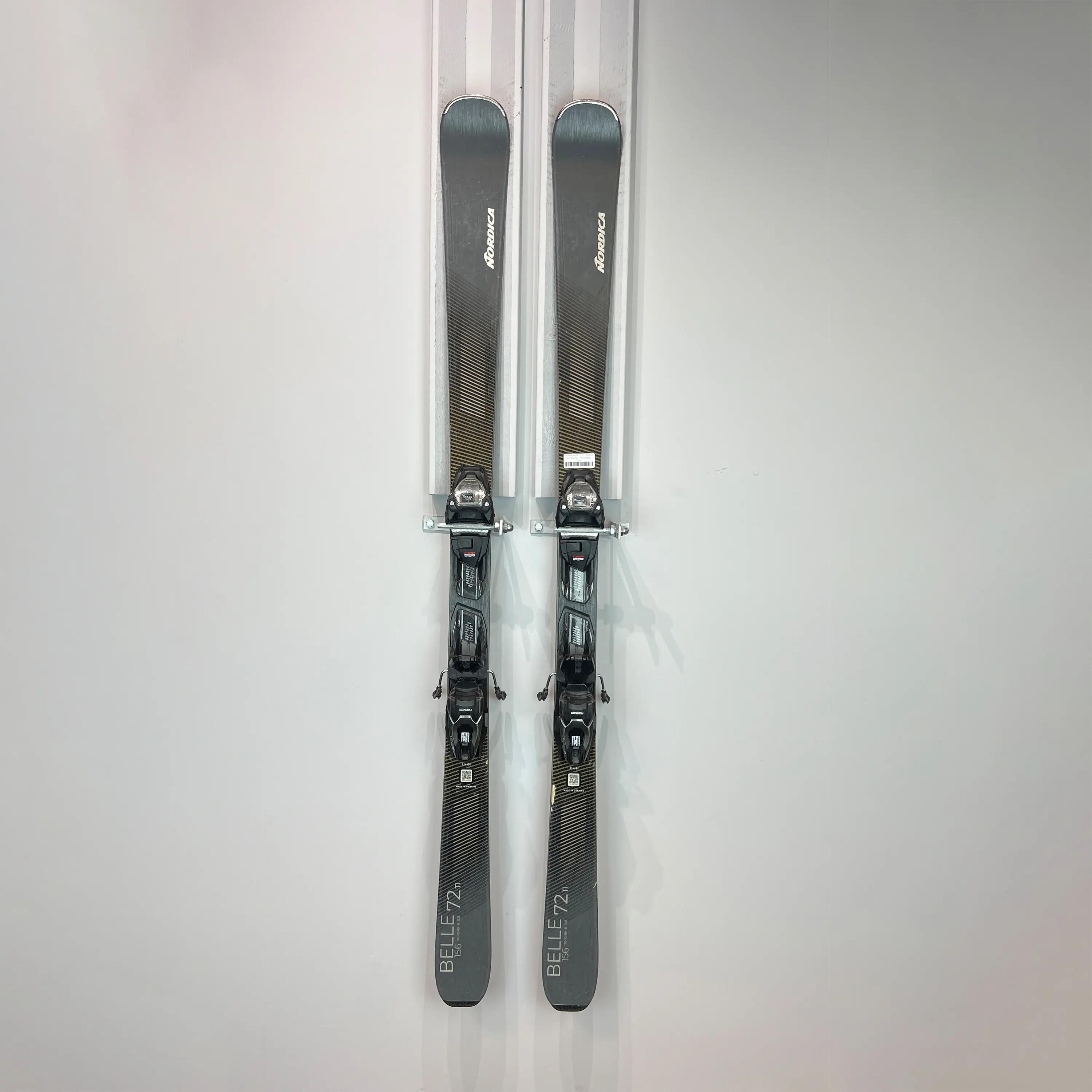 Reconditionné - Ski Nordica Belle 72 Ti - Dames Carving Ski + Bindingen - 156 5/6