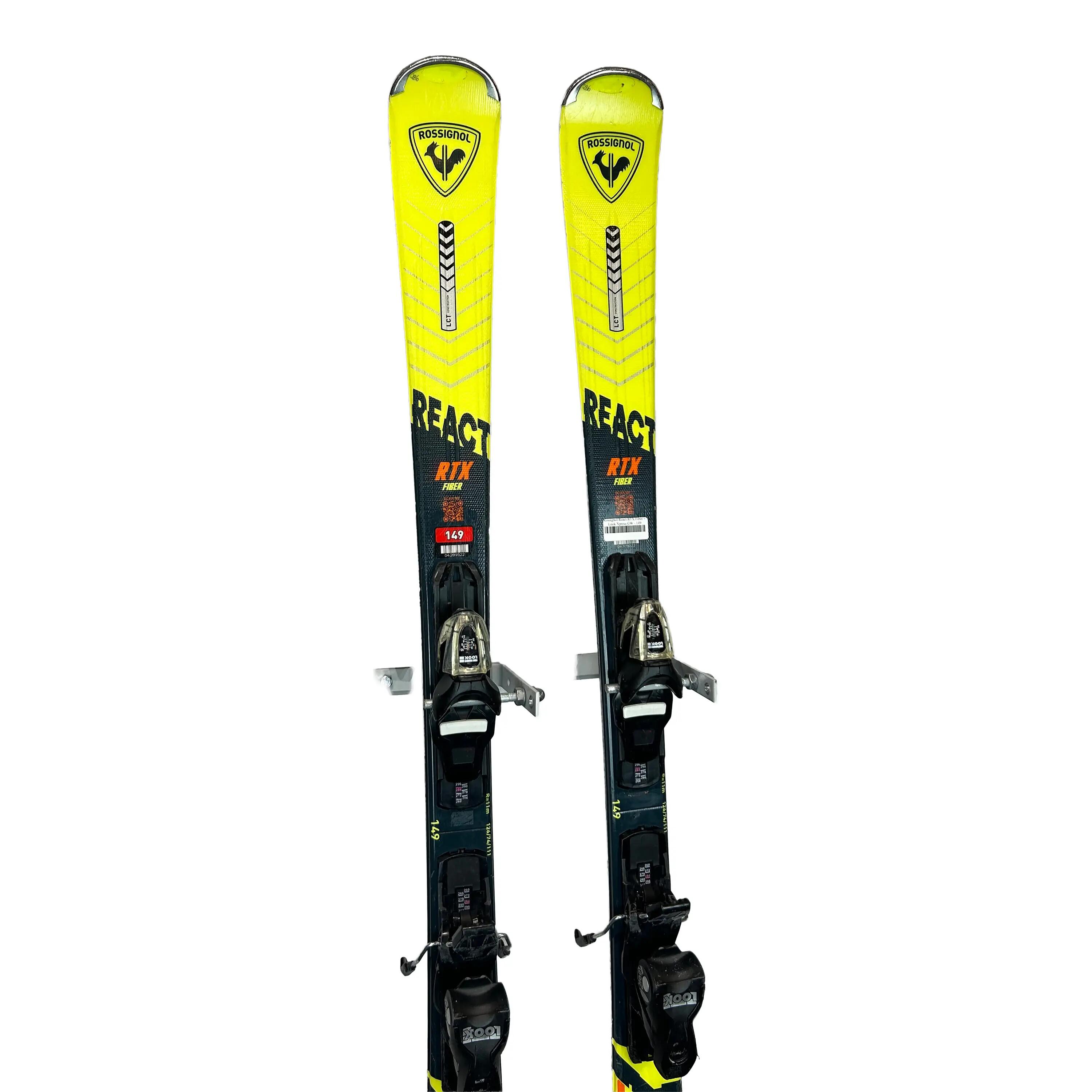 Reconditionné - Ski Rossignol React RTX Fiber + Look Xpress GW - 149 3/6