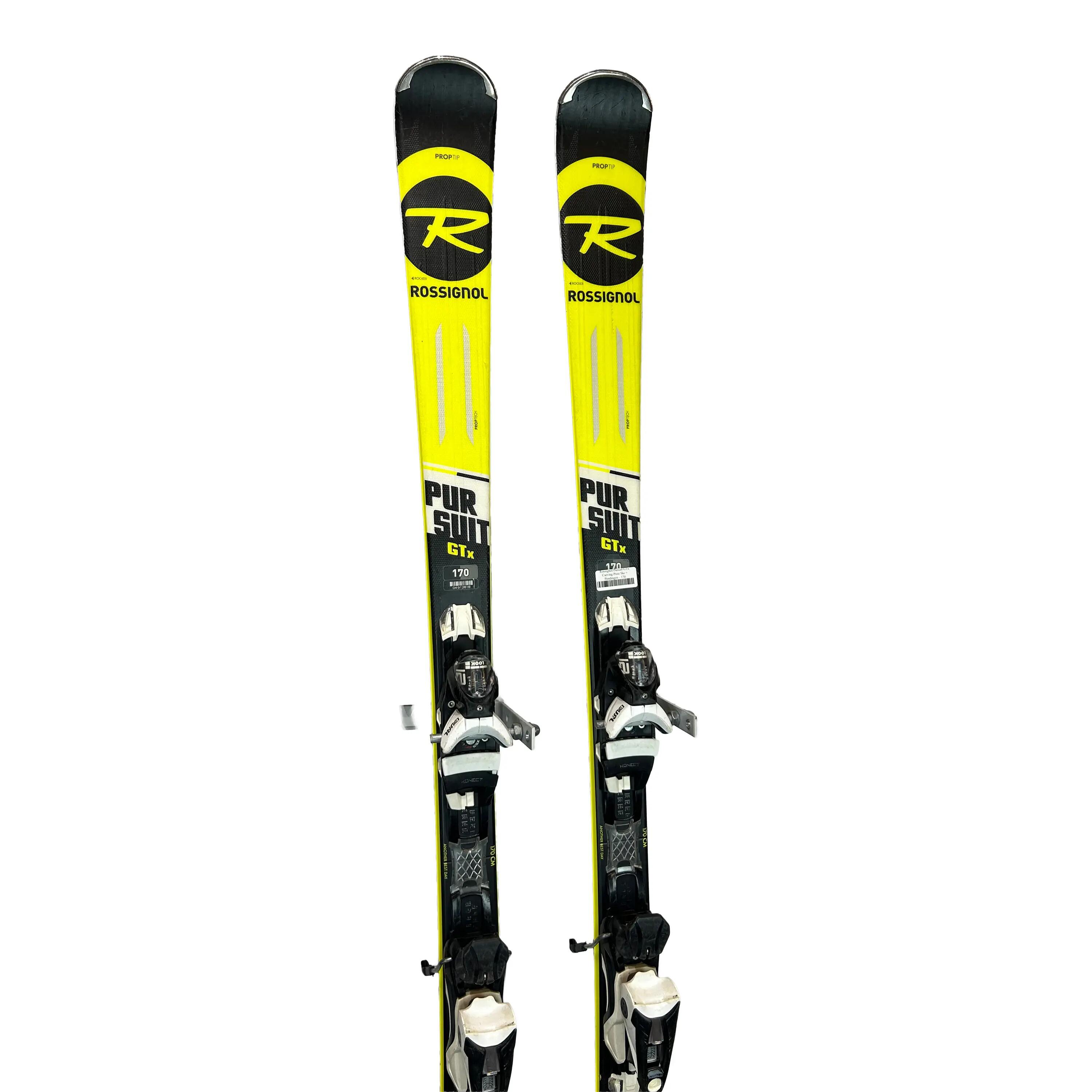 Reconditionné - Ski Rossignol Pursuit GTx Carving Piste Ski + Bindingen - 170 3/6