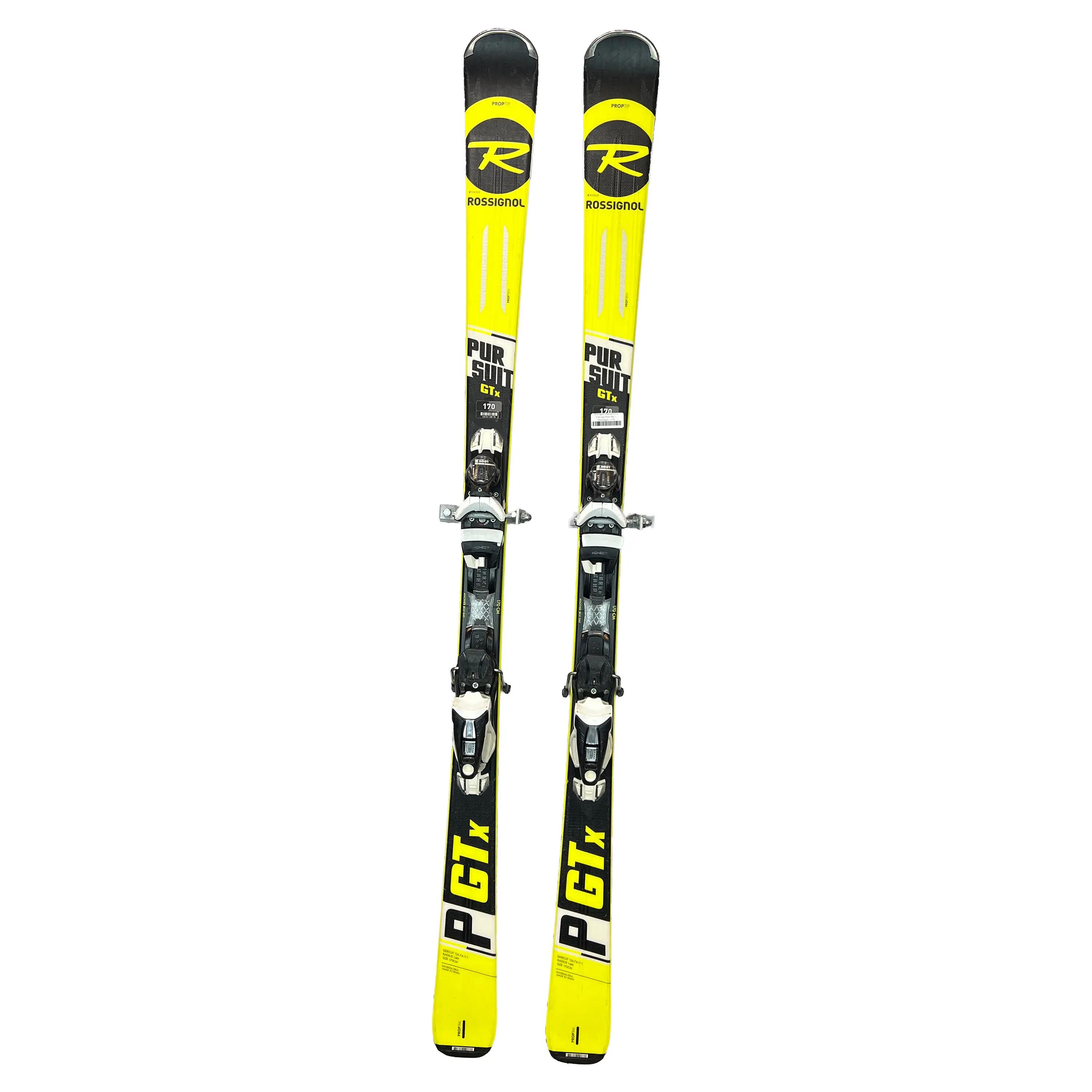 Reconditionné - Ski Rossignol Pursuit GTx Carving Piste Ski + Bindingen - 170 2/6