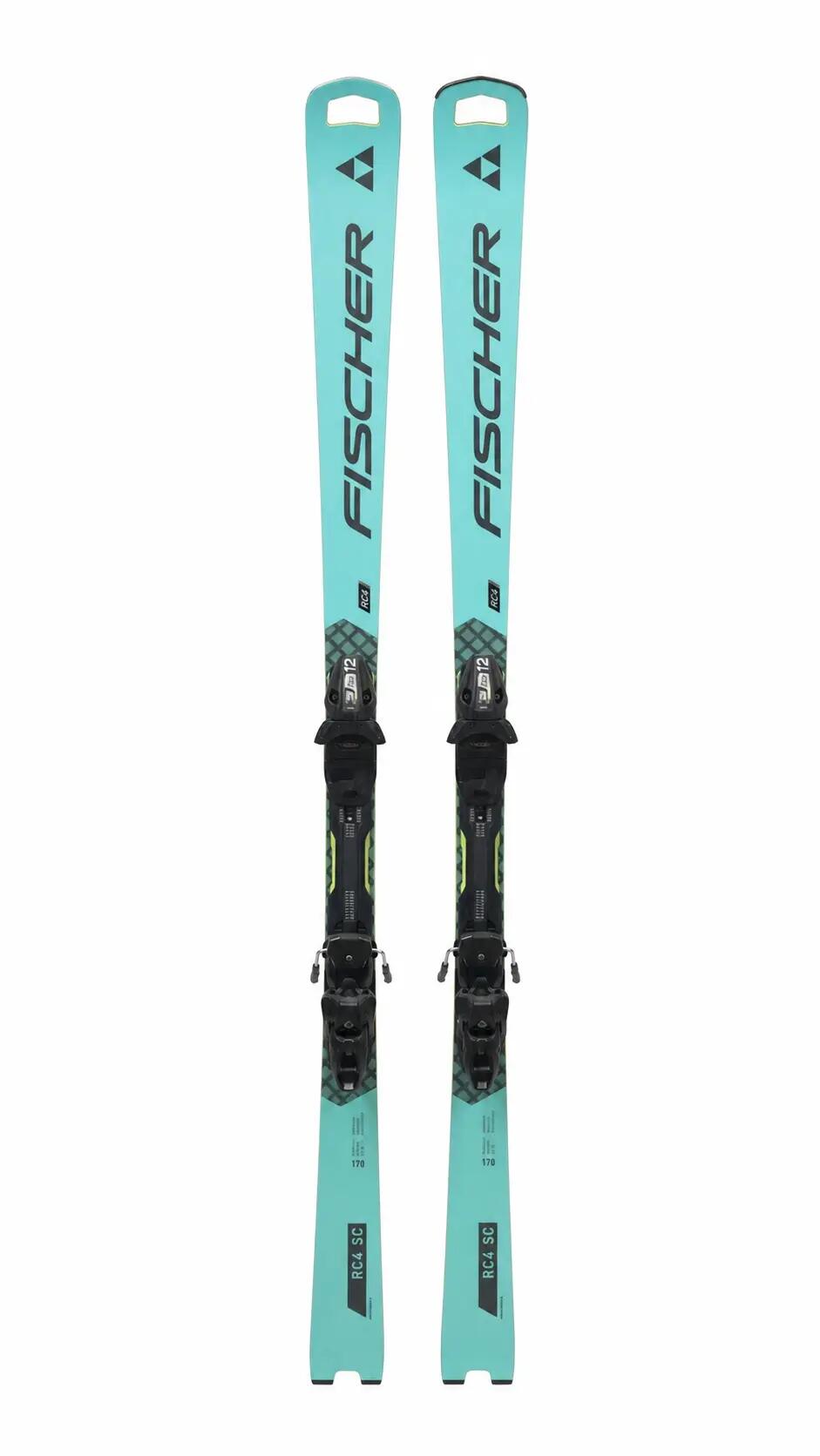 Ski's Fischer RC4 SC WS + RC4 Z12 GW - Carving Ski met Bindingen - 160 1/6