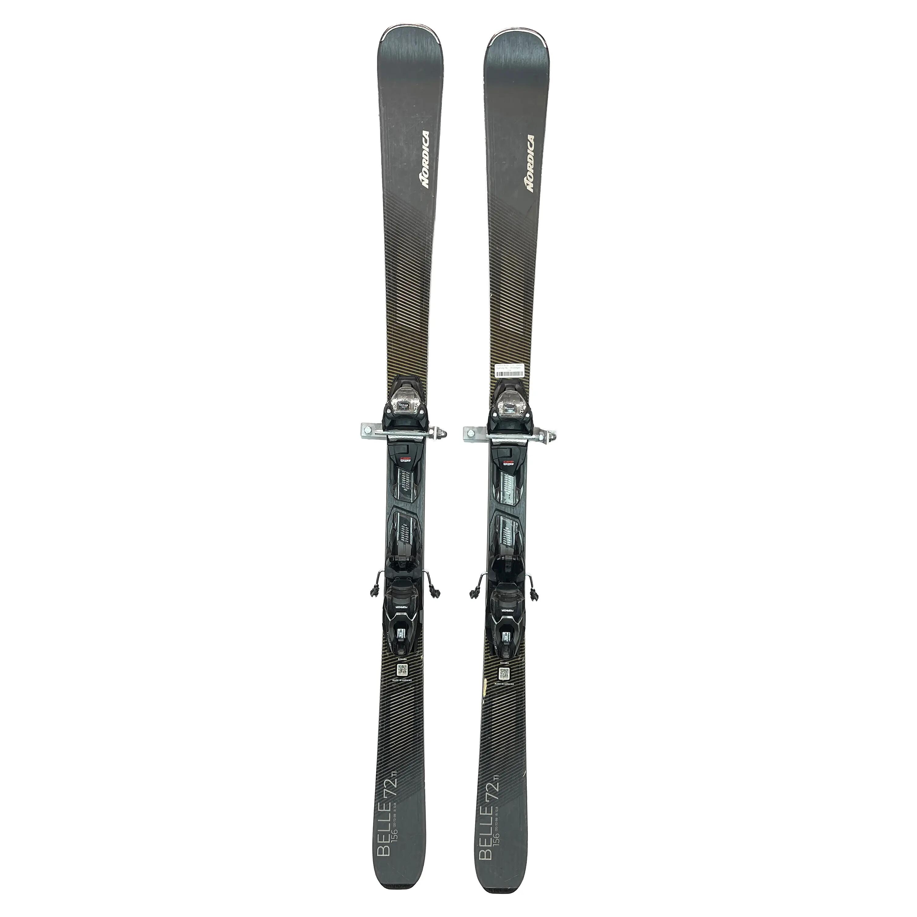 Reconditionné - Ski Nordica Belle 72 Ti - Dames Carving Ski + Bindingen - 156 2/6