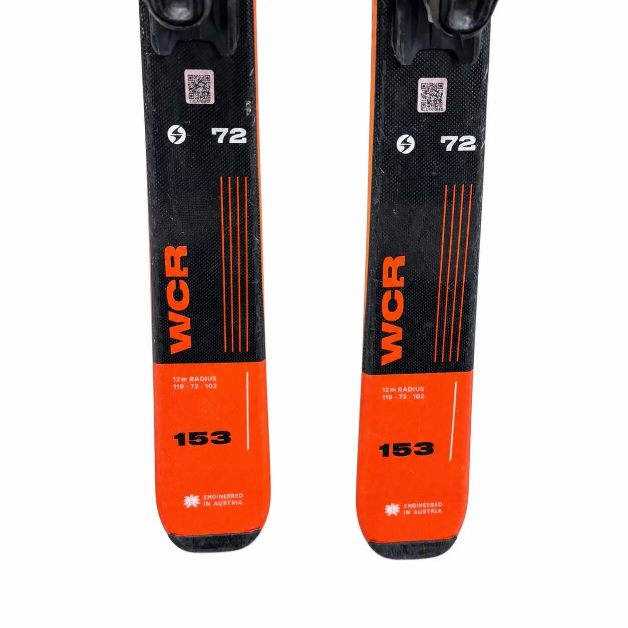 Reconditionné - Ski Blizzard WCR 72 Carving Ski + Marker TLT 10 GW-139 2/6