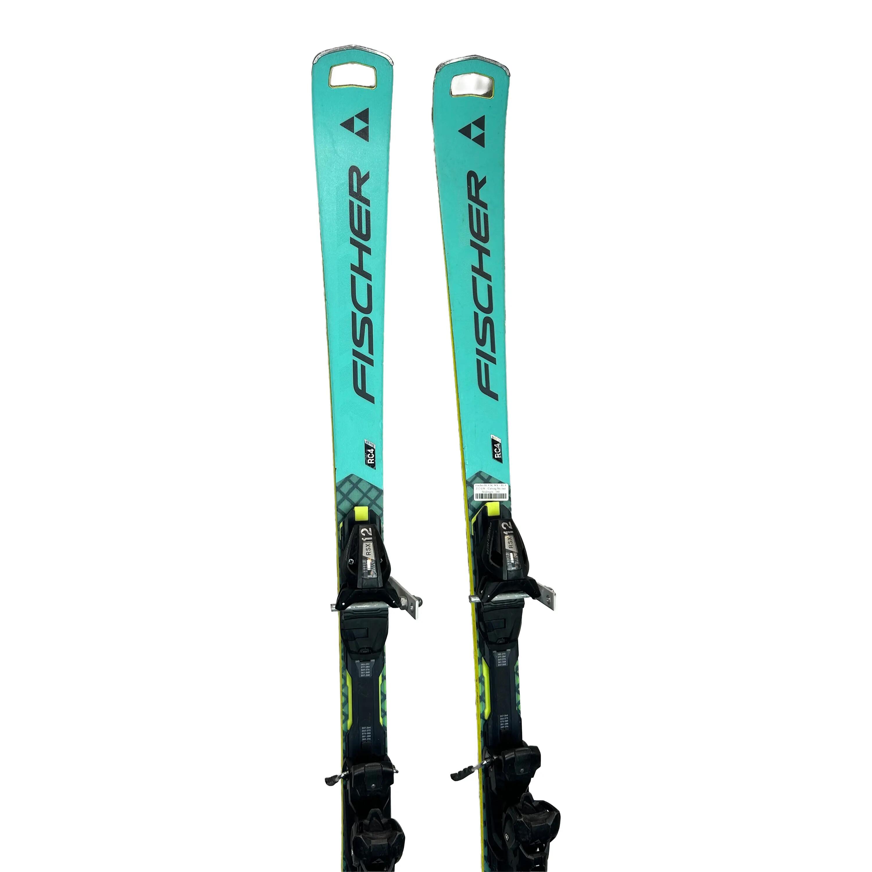Ski's Fischer RC4 SC WS + RC4 Z12 GW - Carving Ski met Bindingen - 160 3/6