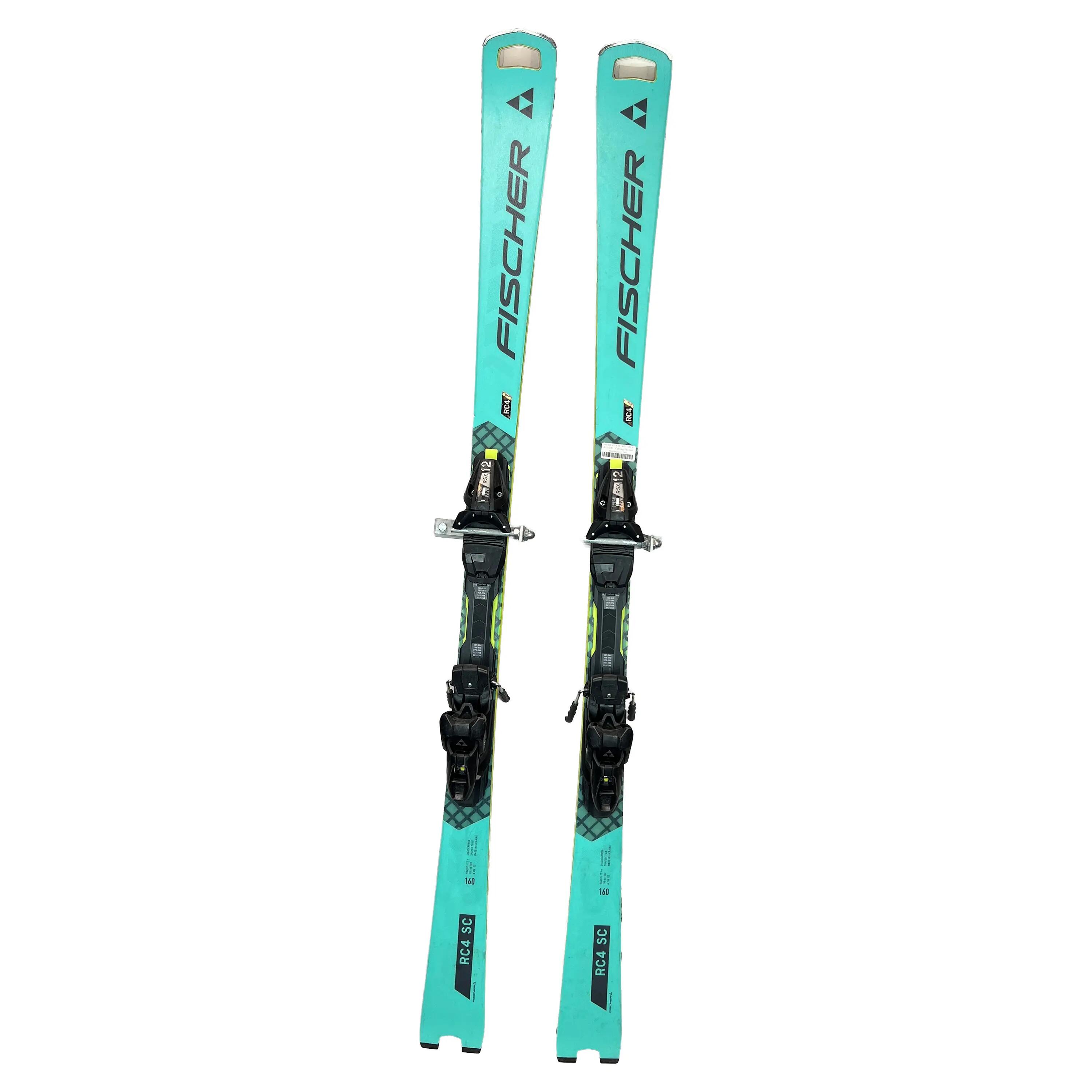 Ski's Fischer RC4 SC WS + RC4 Z12 GW - Carving Ski met Bindingen - 160 2/6