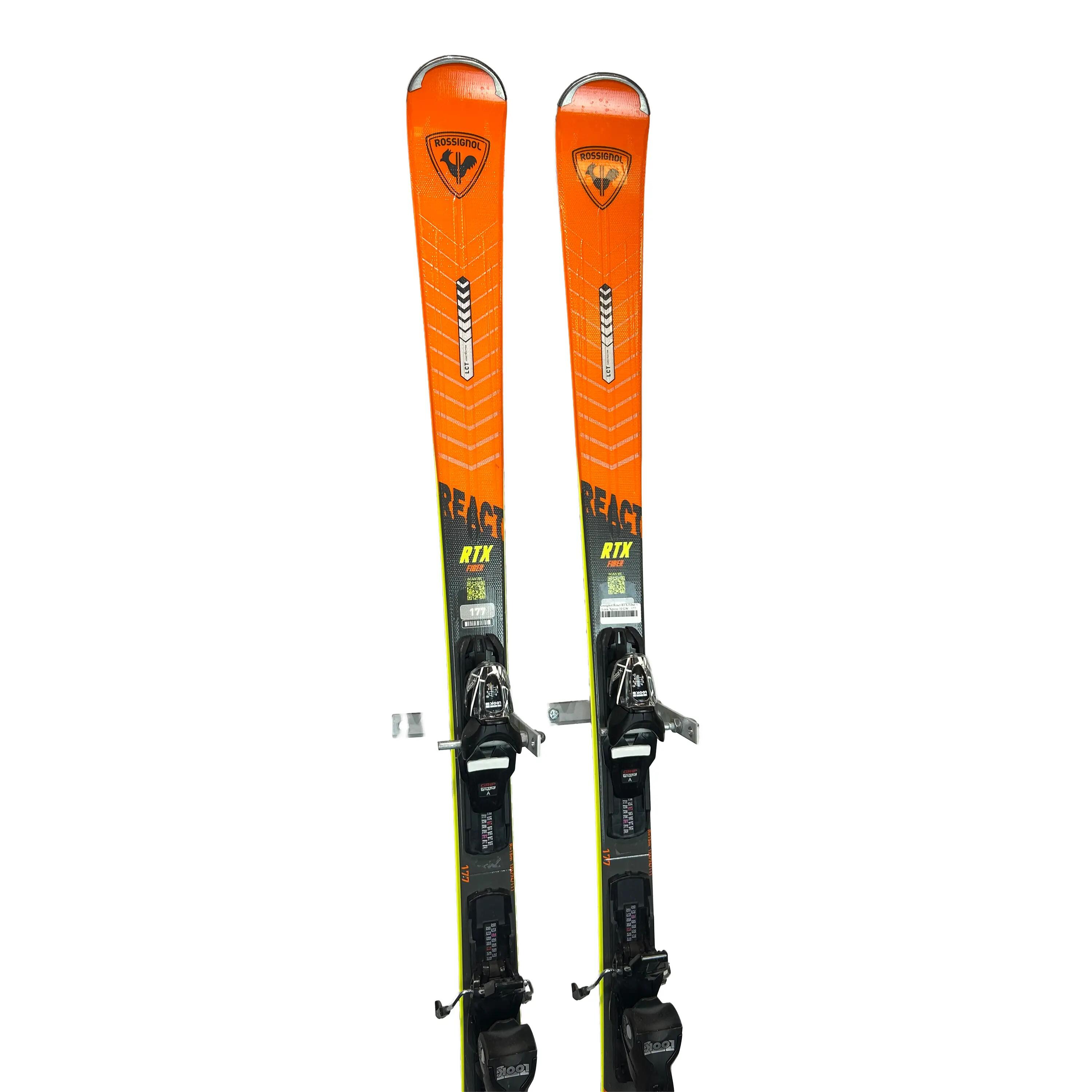 Reconditionné - Ski Rossignol React RTX Fiber + Look Xpress 10 GW - 177 3/6