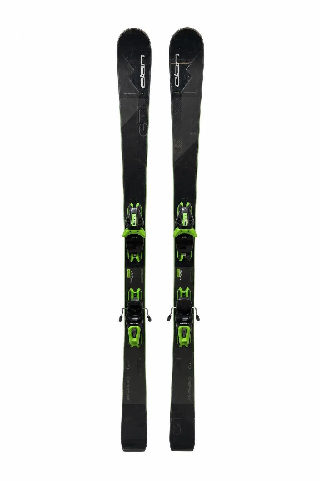 Hochleistungski  Elan Amphibio GTi - Gebruikt All-Mountain Ski + Bindingen - 176 5/6