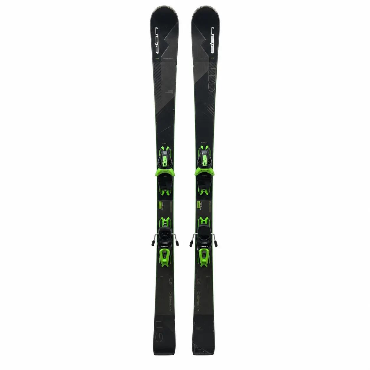 Hochleistungski  Elan Amphibio GTi - Gebruikt All-Mountain Ski + Bindingen - 176 4/6