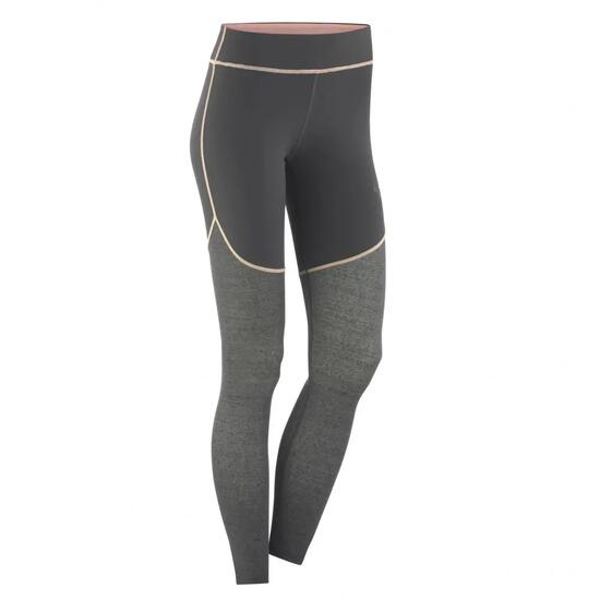 Legging - sportswear - femmes - taille haute, 7/8 - Celina - grey green