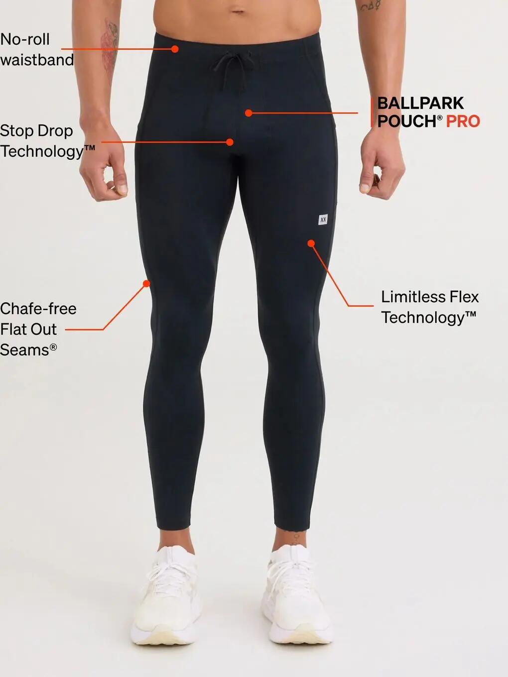 Medias largas Saxx Smooth Flex de compresión ligera, negras, para hombre 3/3