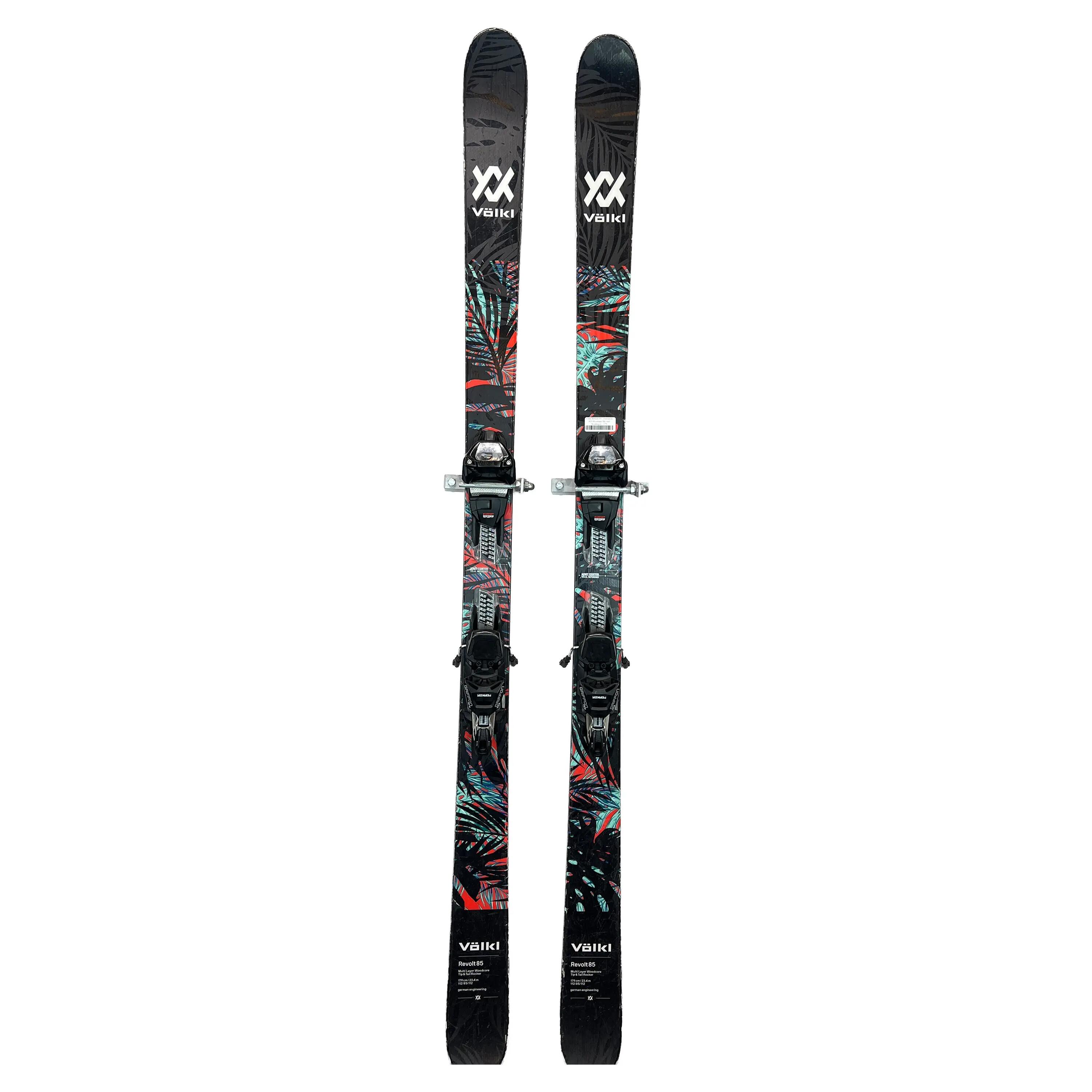 Ski's Völkl Revolt 85 - Freestyle All-Mountain Ski met Bindingen - 179 2/6