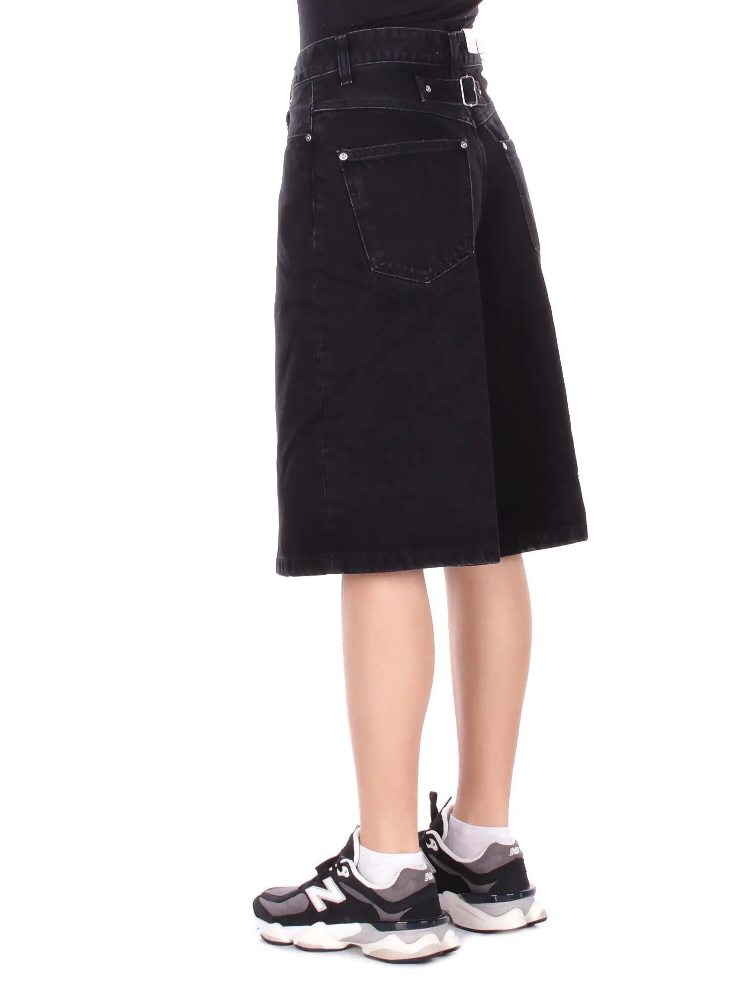 carhartt wip donna shorts i036598 8906 w' belmont short smith den black 3/5