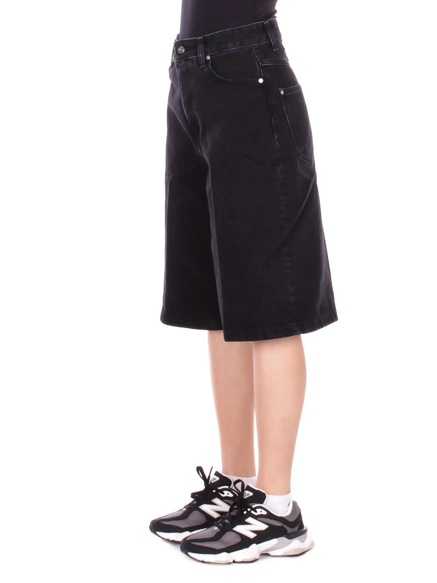 carhartt wip donna shorts i036598 8906 w' belmont short smith den black 2/5