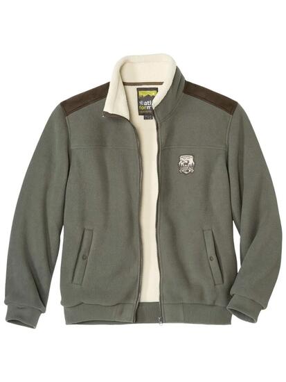 Le Blouson Polaire Doublé Sherpa