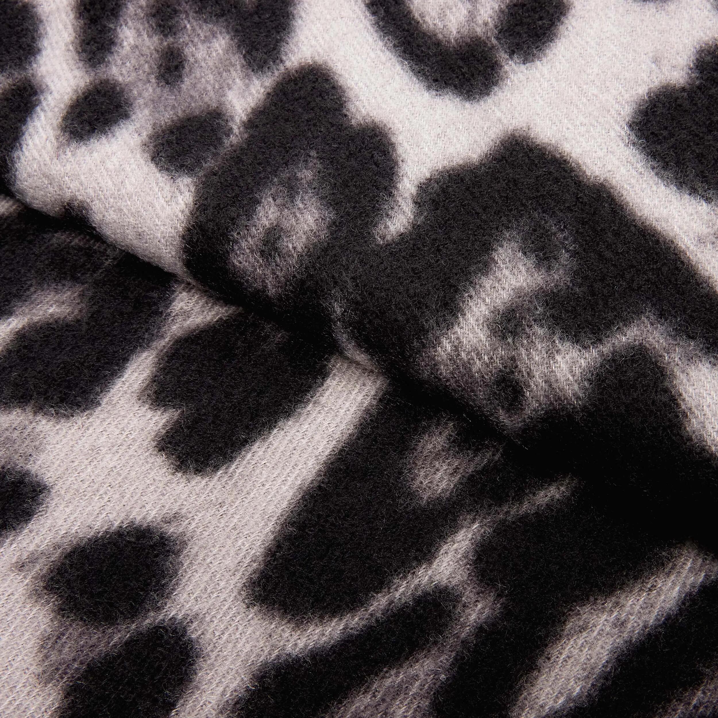X2 Sciarpa Cashmirillo 70 x 200 cm - motivo leopardato - Grigio e Nero 7/7
