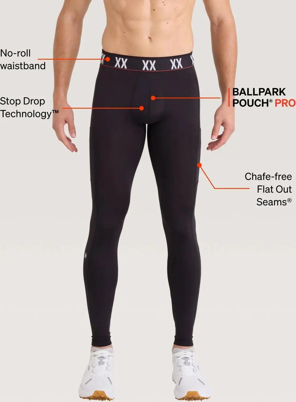 Collant Long Saxx Multi-Sport Noir Homme 3/3