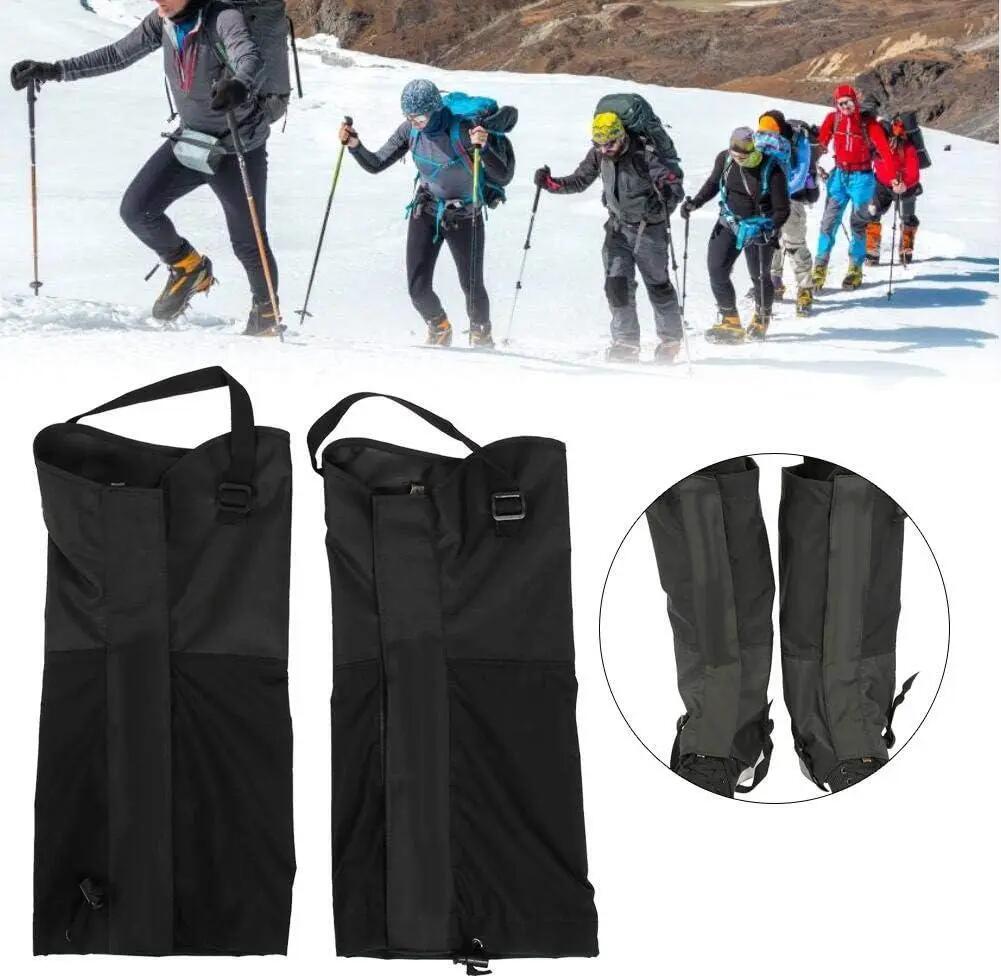 Protège-jambes réglables et imperméables pour raquettes à neige, randonnée, chas 4/5