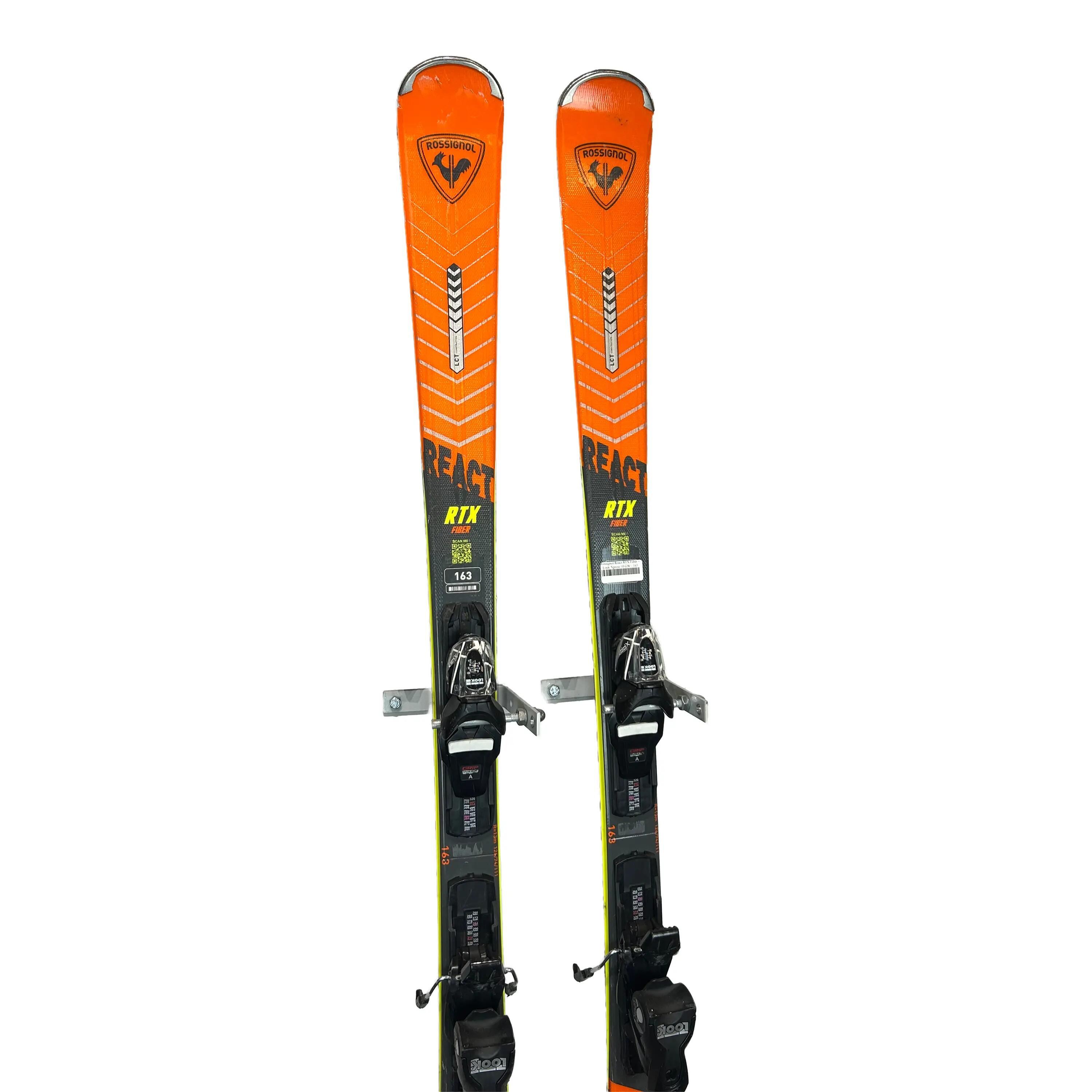 Reconditionné - Ski Rossignol React RTX Fiber + Look Xpress 10 GW - 163 3/6