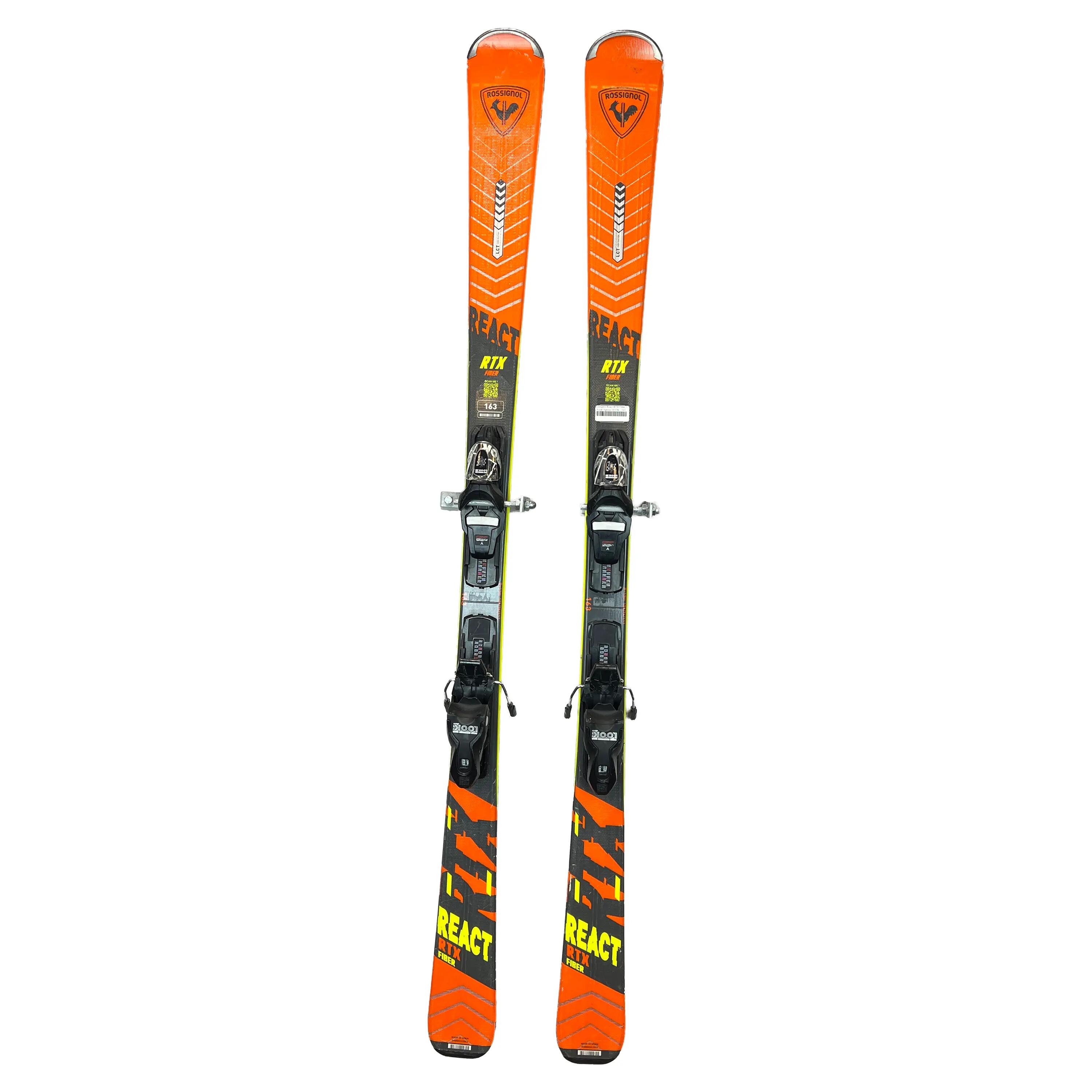 Reconditionné - Ski Rossignol React RTX Fiber + Look Xpress 10 GW - 163 2/6