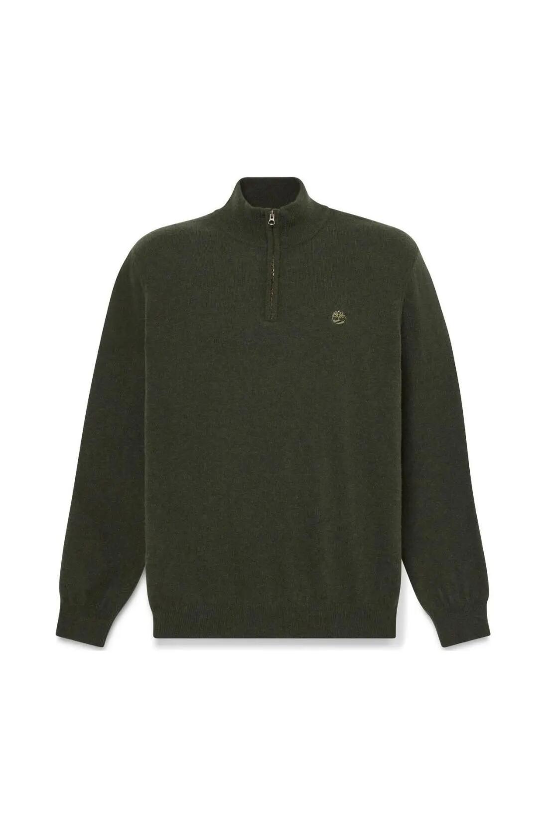 Pullover - Hombre - Misto lana, mezza zip - Camouflage 2/3