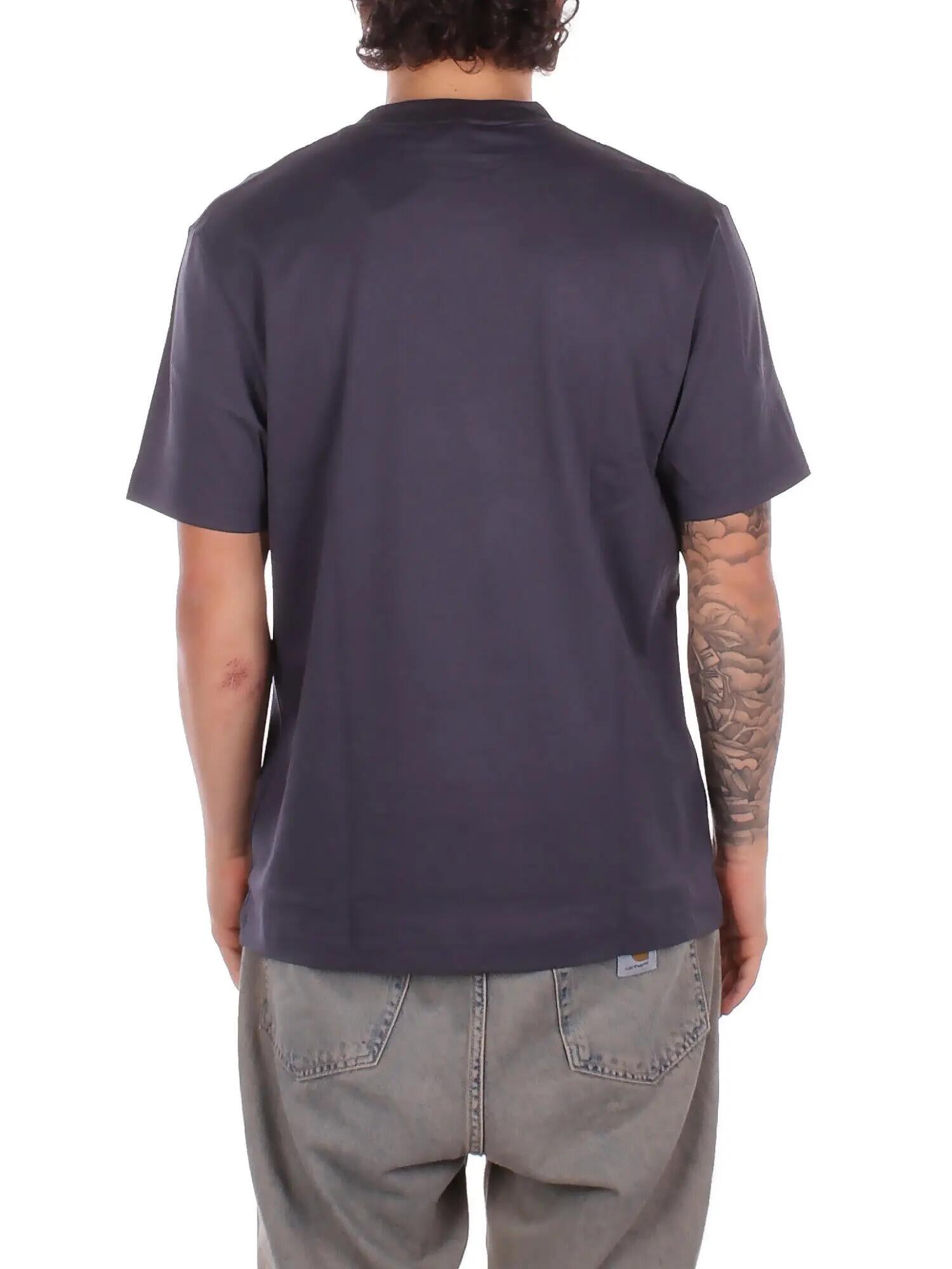 lacoste uomo t-shirt th5931 s5t tee shirt grigio 4/5
