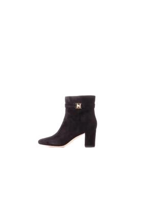 Enkellaarsjes dames ralph lauren zwart