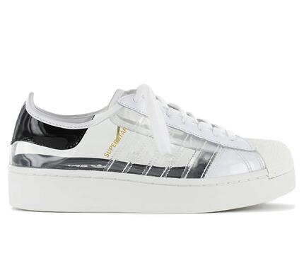 Damskie - Adidas Superstar Bold W - Fv3361 - Biały