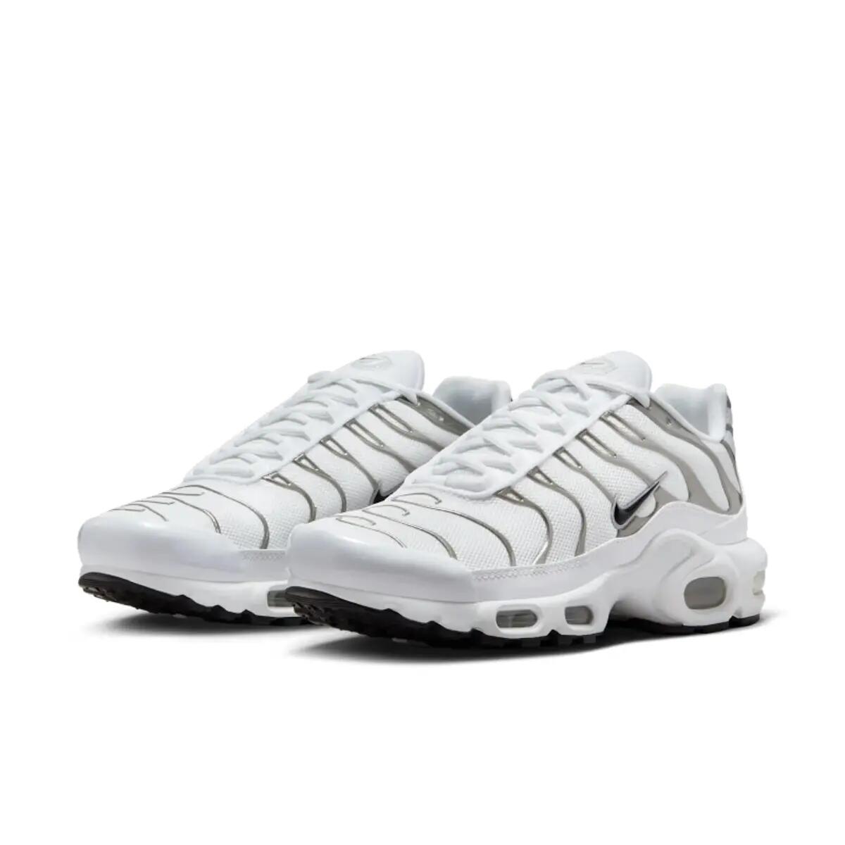 Nike Air Max Plus SE White Metallic Silver (Women's) 4/6
