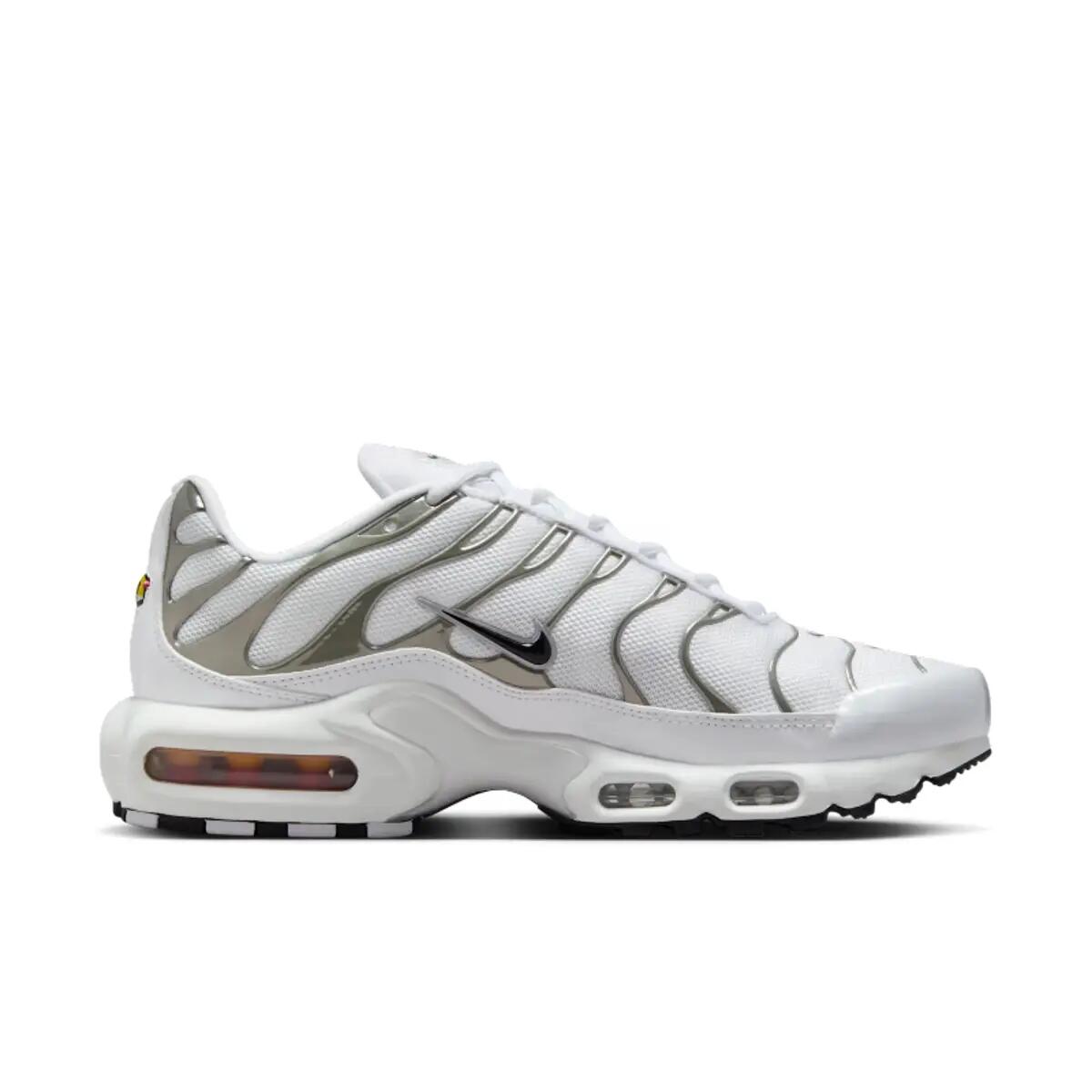 Nike Air Max Plus SE White Metallic Silver (Women's) 3/6