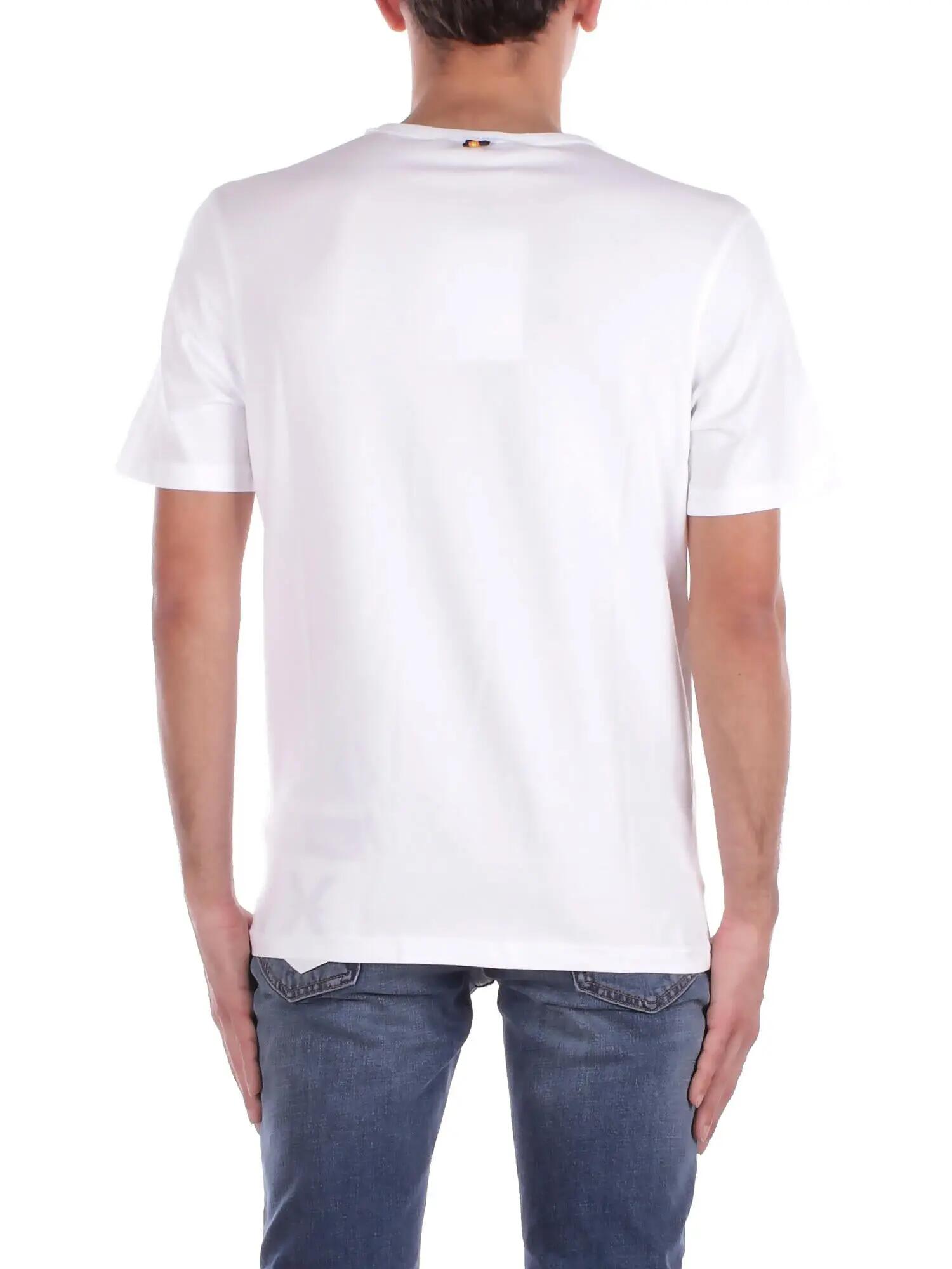 T-Shirt Herren K-Way Weiß 4/5