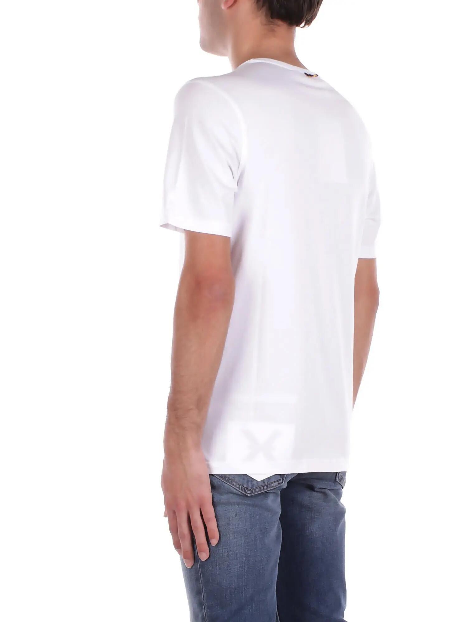 T-Shirt Herren K-Way Weiß 3/5