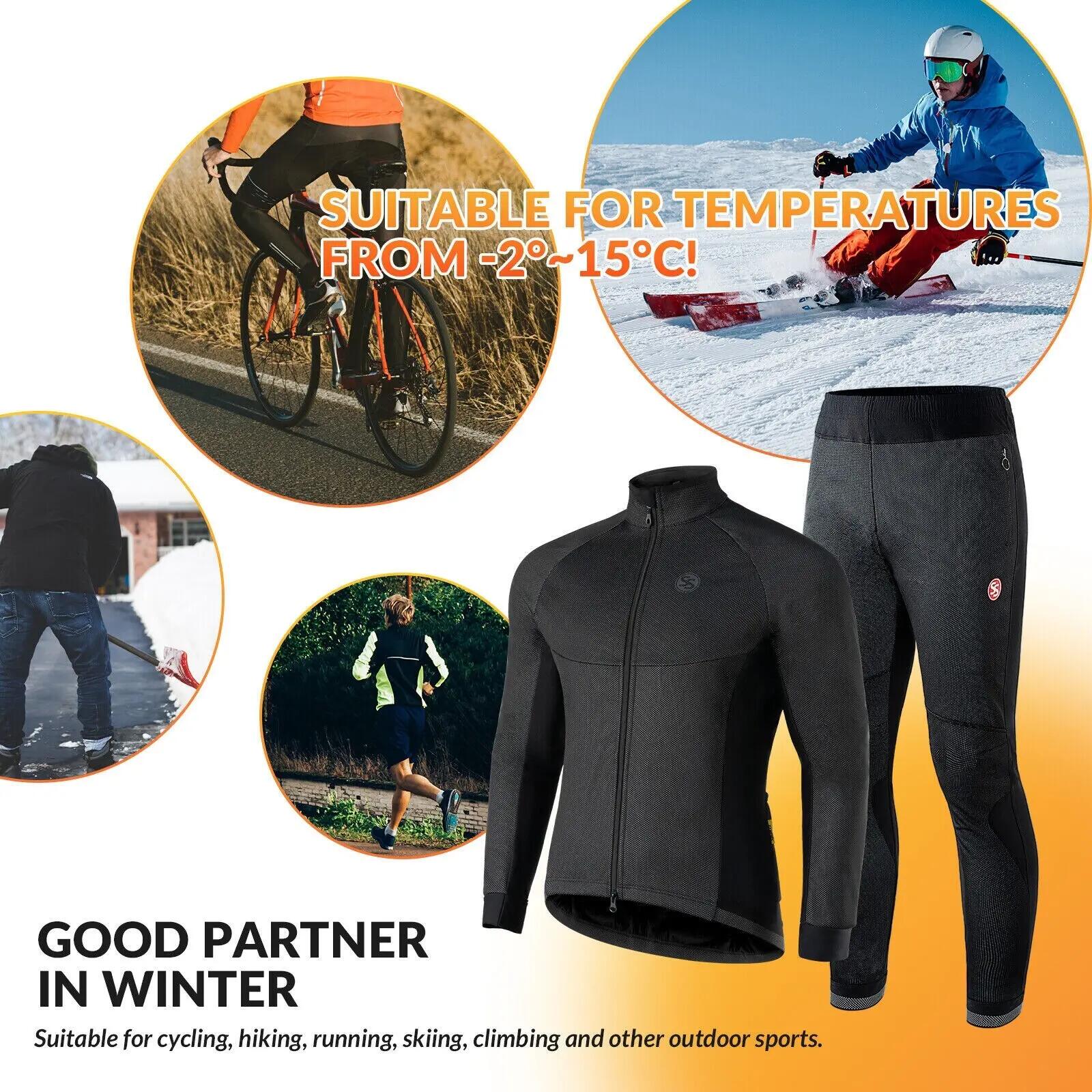 ROCKBROS Veste de cyclisme hiver chaude & coupe-vent 2/8