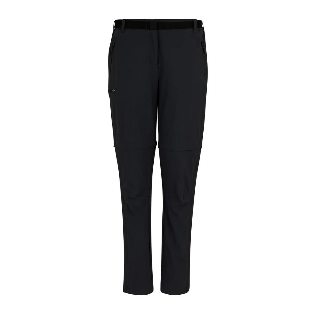 Womens/Ladies Xert Stretch ZipOff Hiking Trousers (Black)