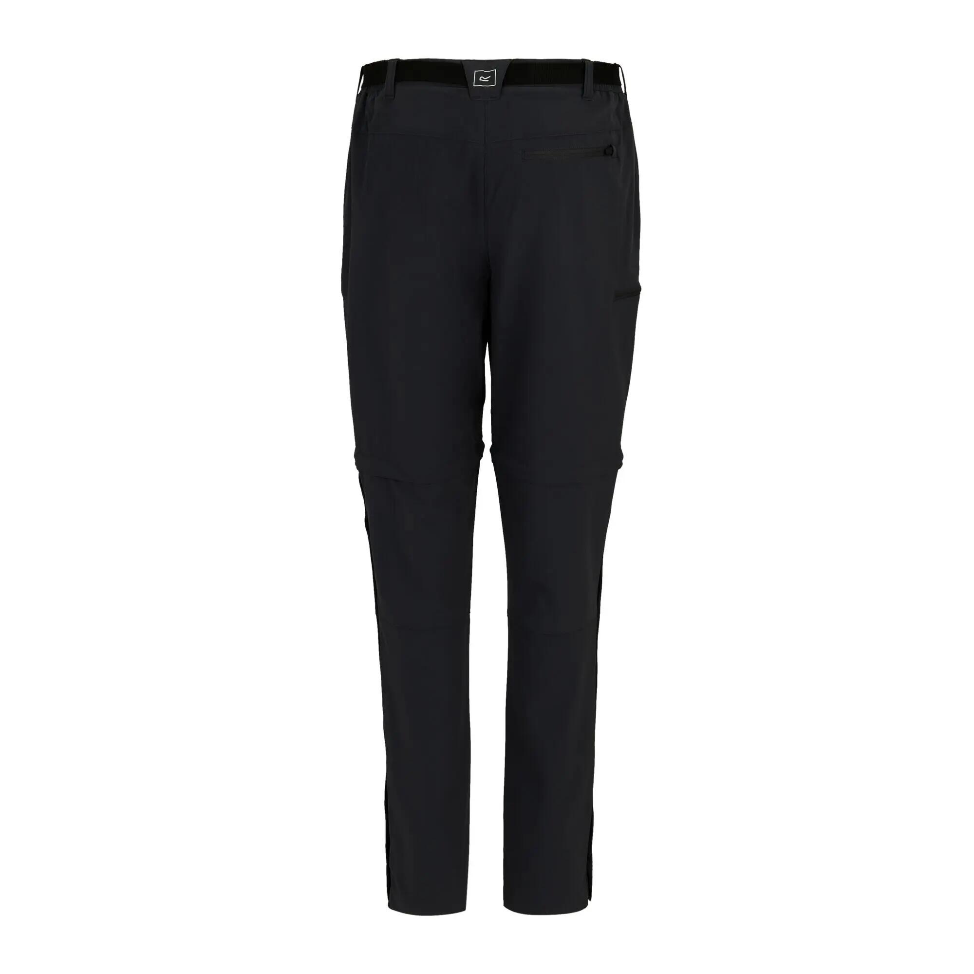 Pantalon De Randonnée 2en1 Avec Ceinture Amovible XERT Femme (Noir) 2/4