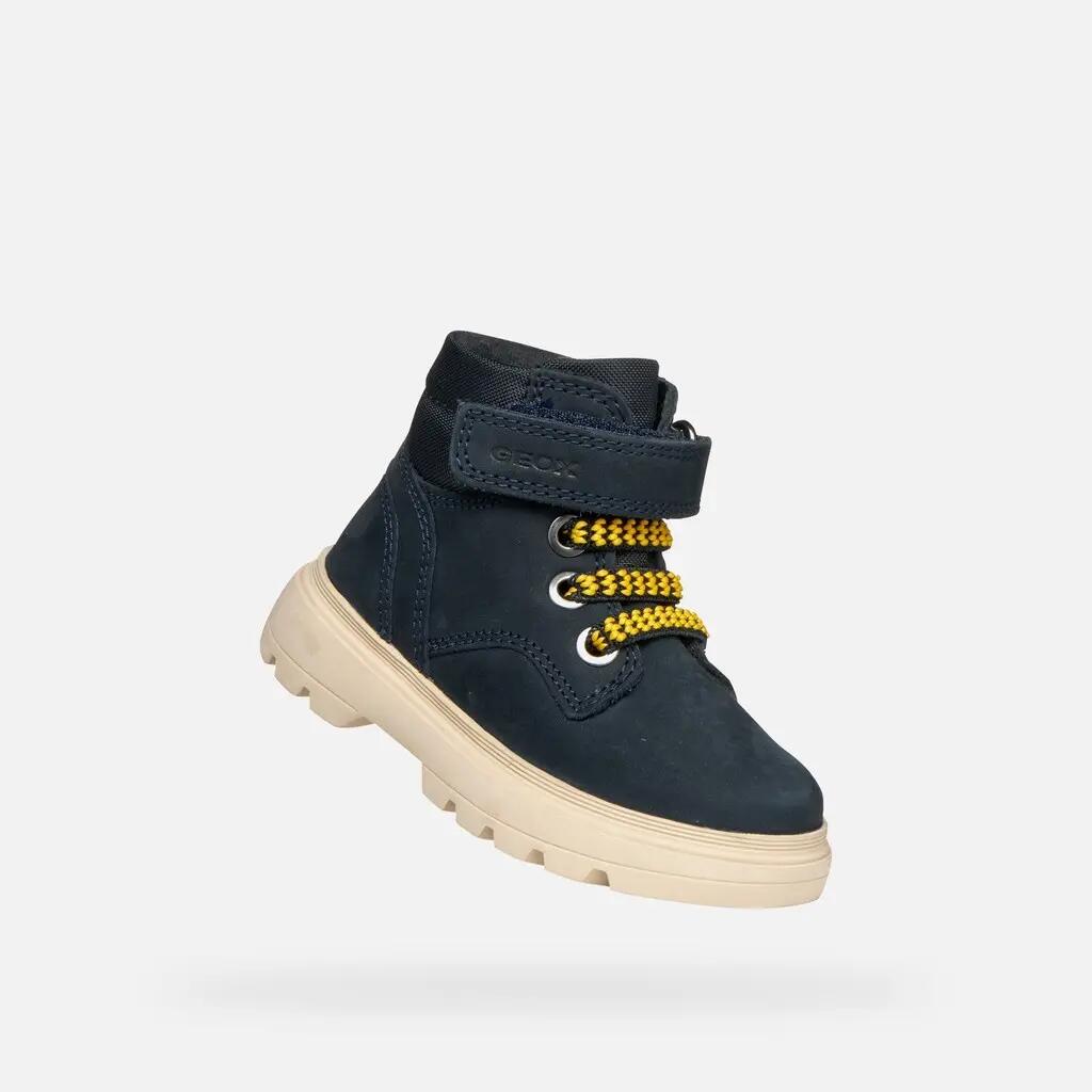 Bottines Bébé Garçon B KIDDARTAH BOY Bleu Marine/Noir 5/7
