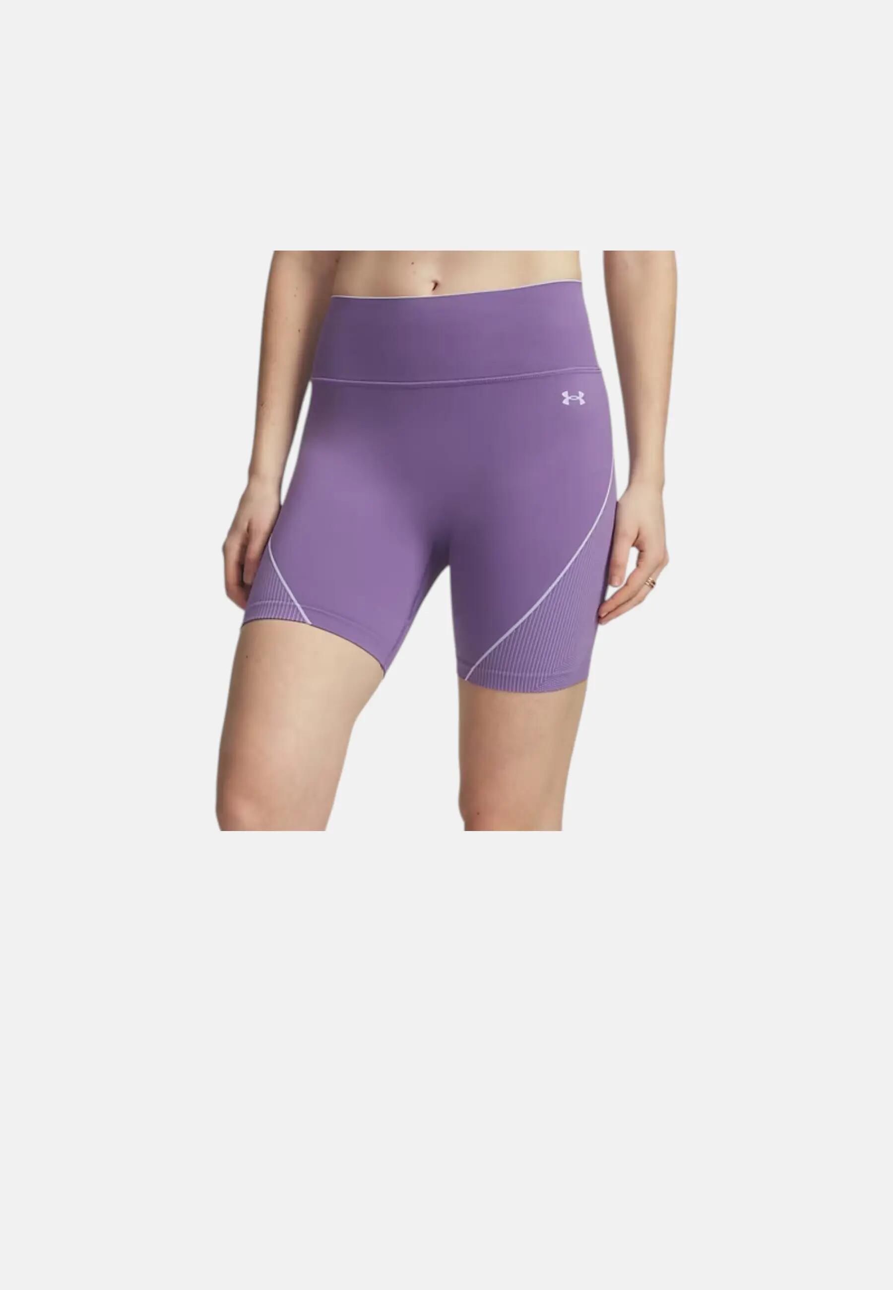 Shorts Mujer Under Armour Morado 2/3