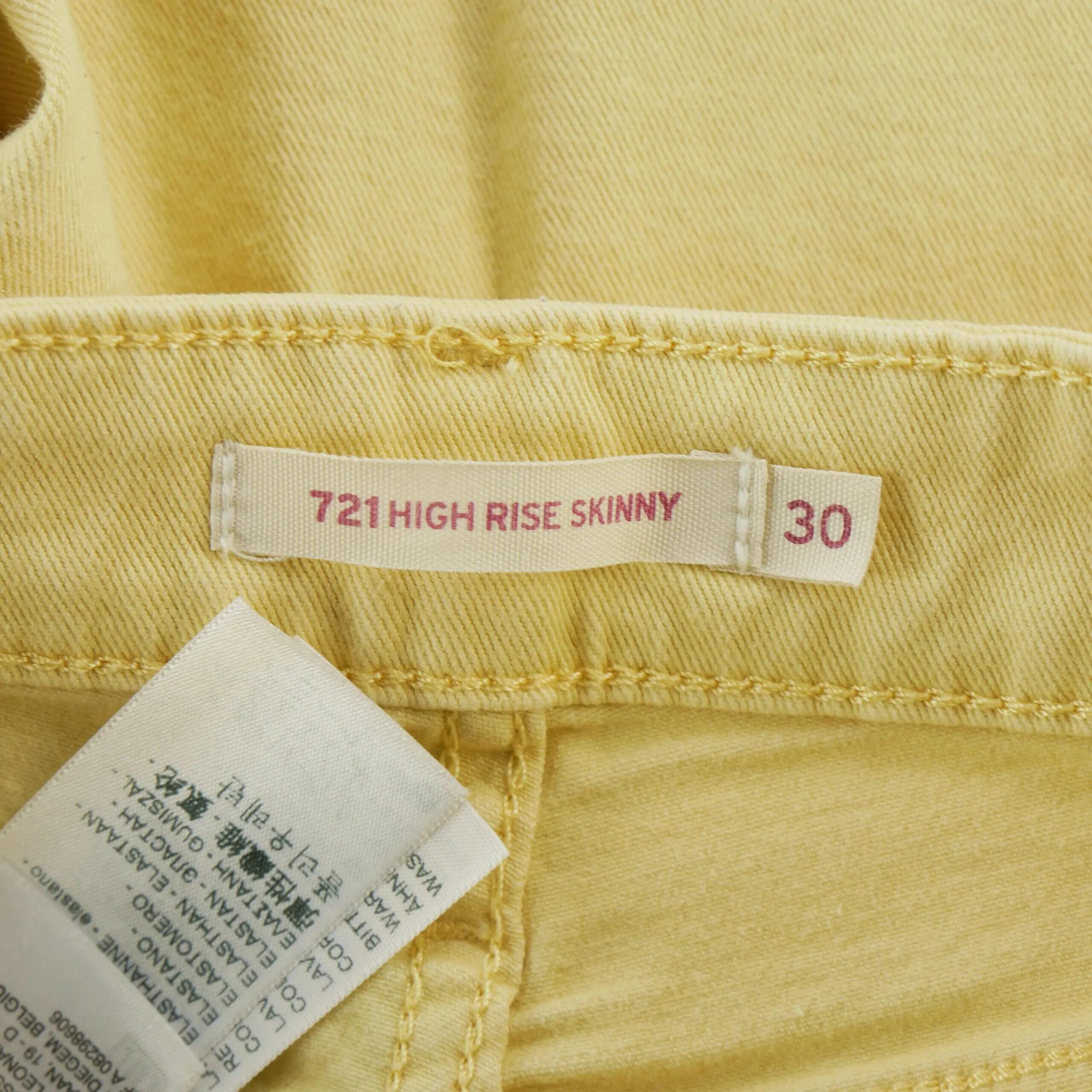 Second hand - Jeans Donna W30/L30 721 High Rise Skinny - Stato buono 7/9
