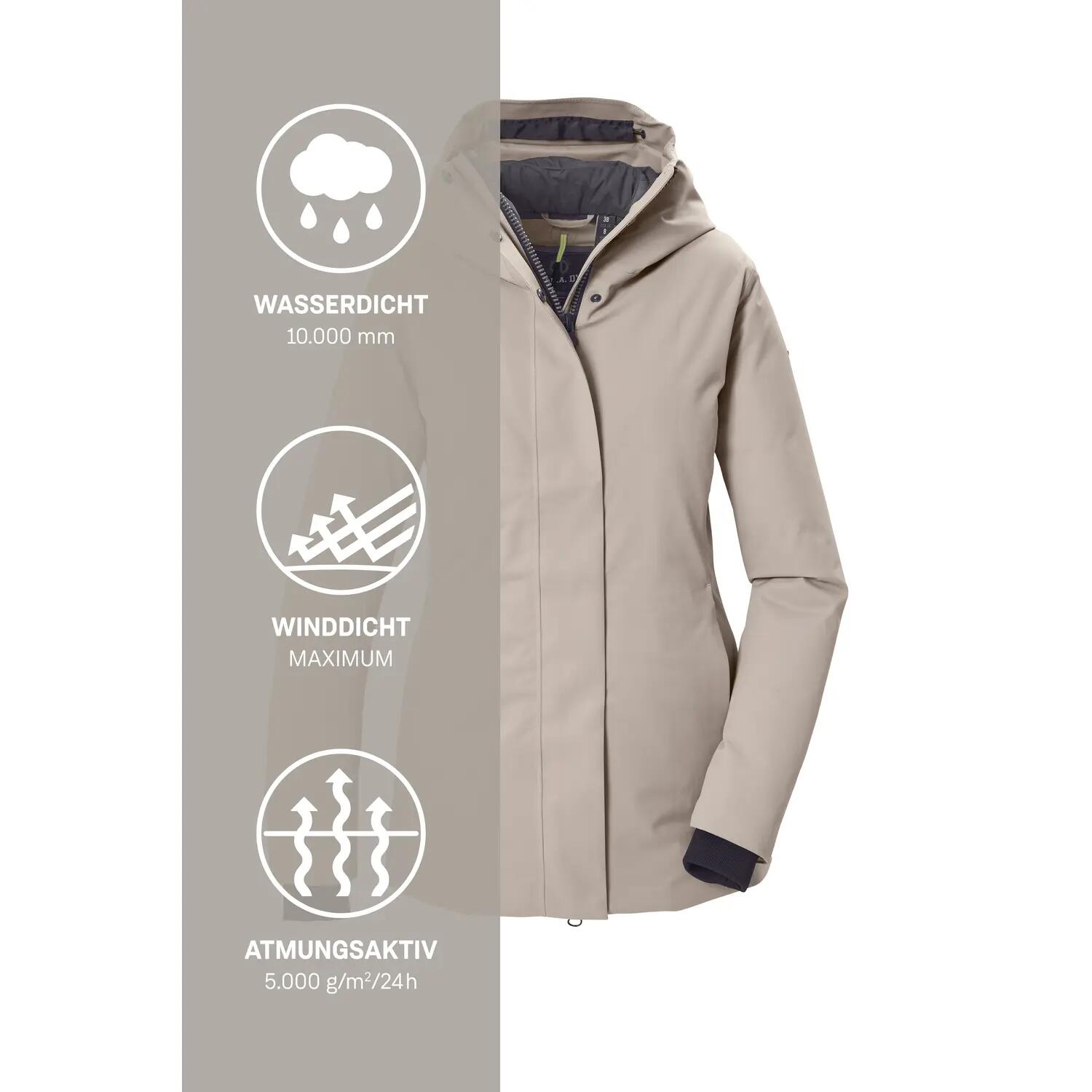 Damen Jacke Funktionsjacke mit Kapuze 6/6