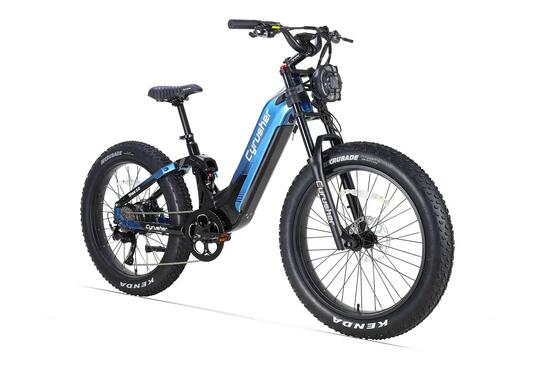 Vélo électrique tout-suspendu Cyrusher Trax 2.0 avec batterie 52 V 20 Ah