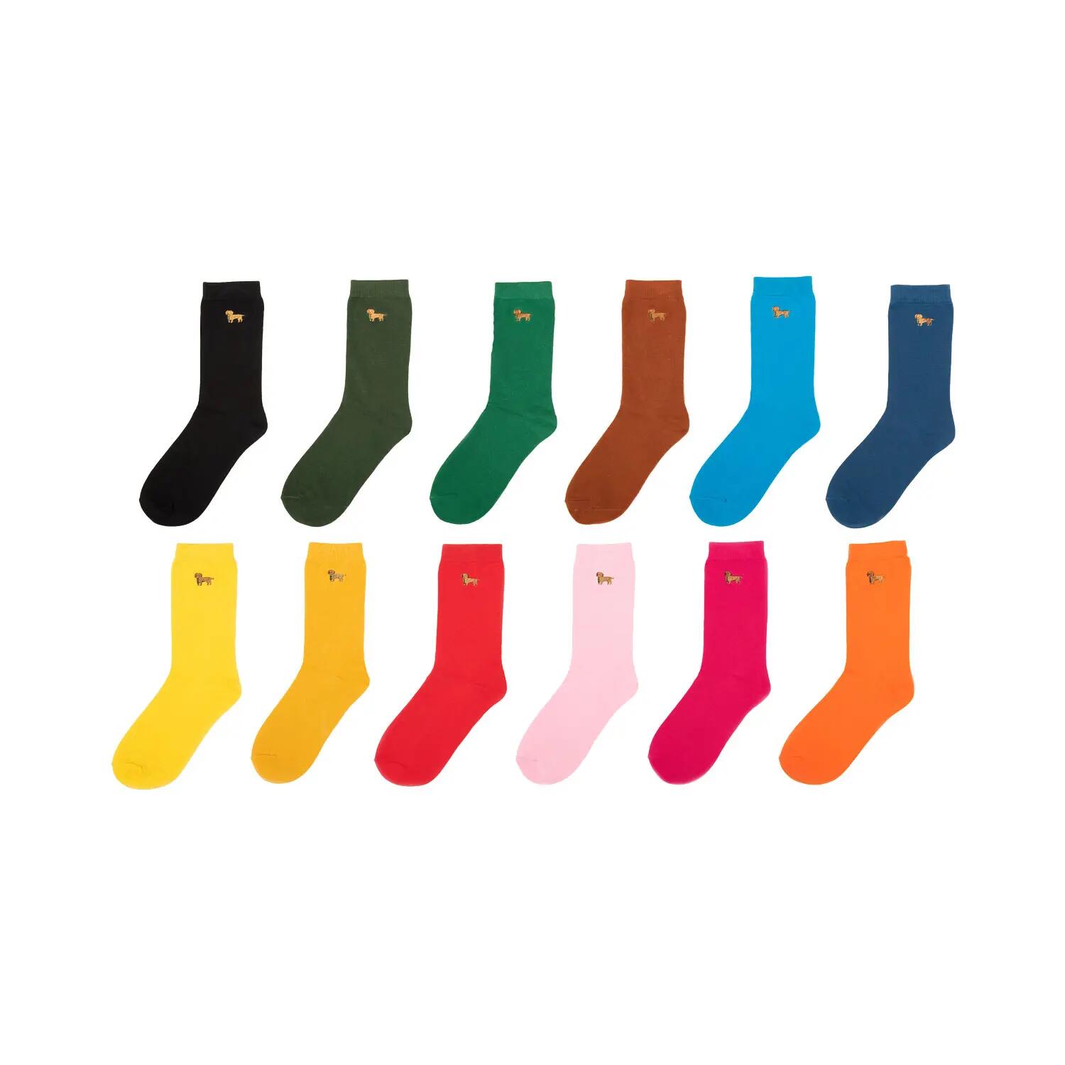 KRAWATTENDACKEL Dackel-Socken (einfarbig) - 284 Hellblau 36 - 40 3/3