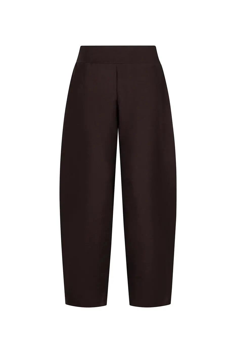 Pantalon de yoga & méditation Dhara – coupe barrel, Coffee 6/6