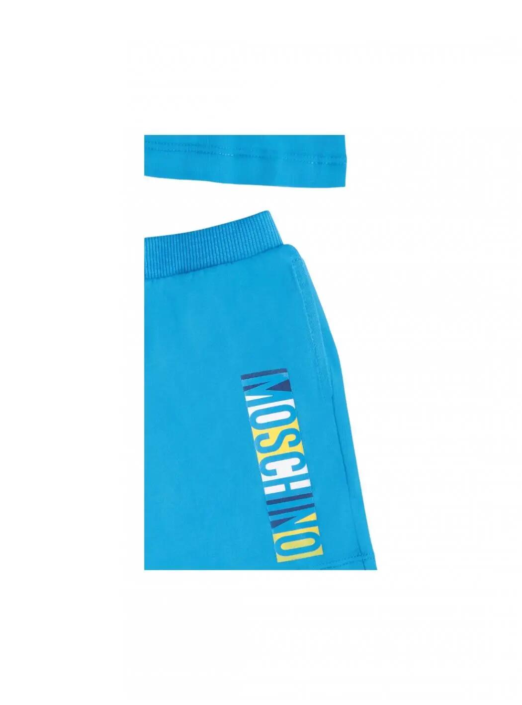 Set Jongens Moschino Turquoise MVG00M_LAA02_41047 4/4