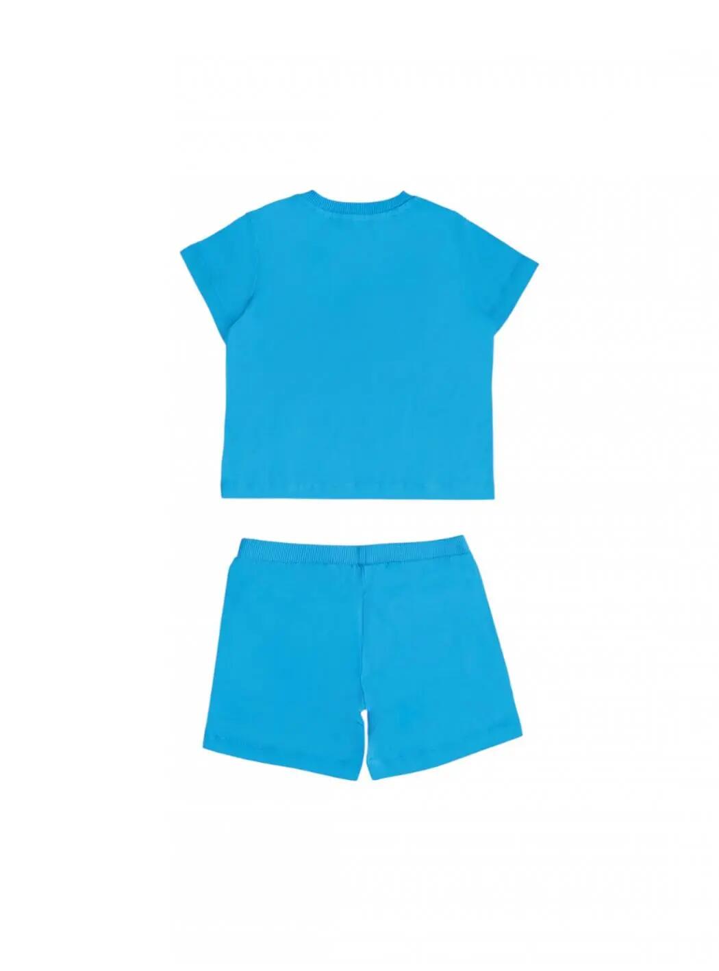 Set Jongens Moschino Turquoise MVG00M_LAA02_41047 3/4