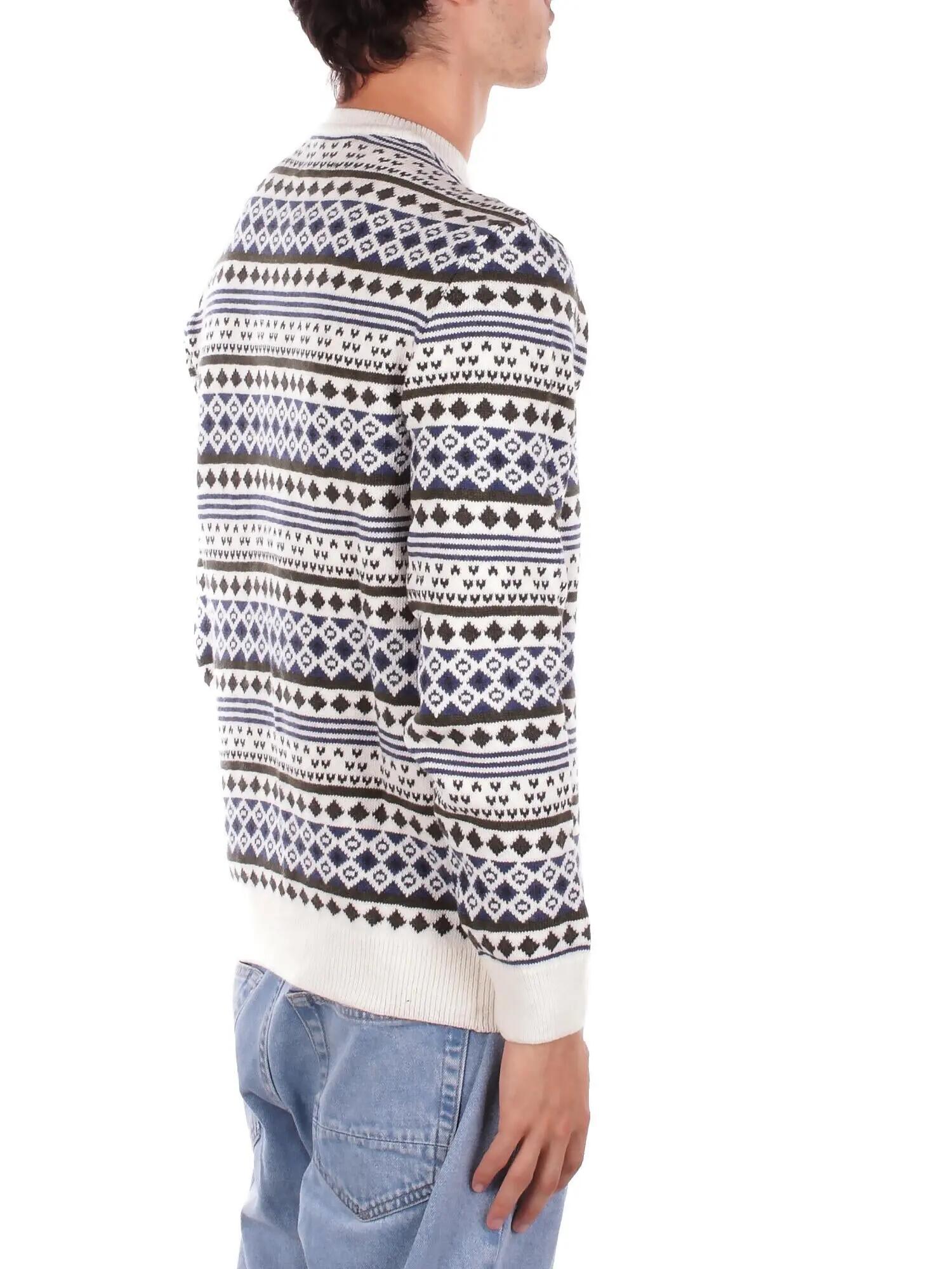 Pull Homme Barbour Blanc 5/5