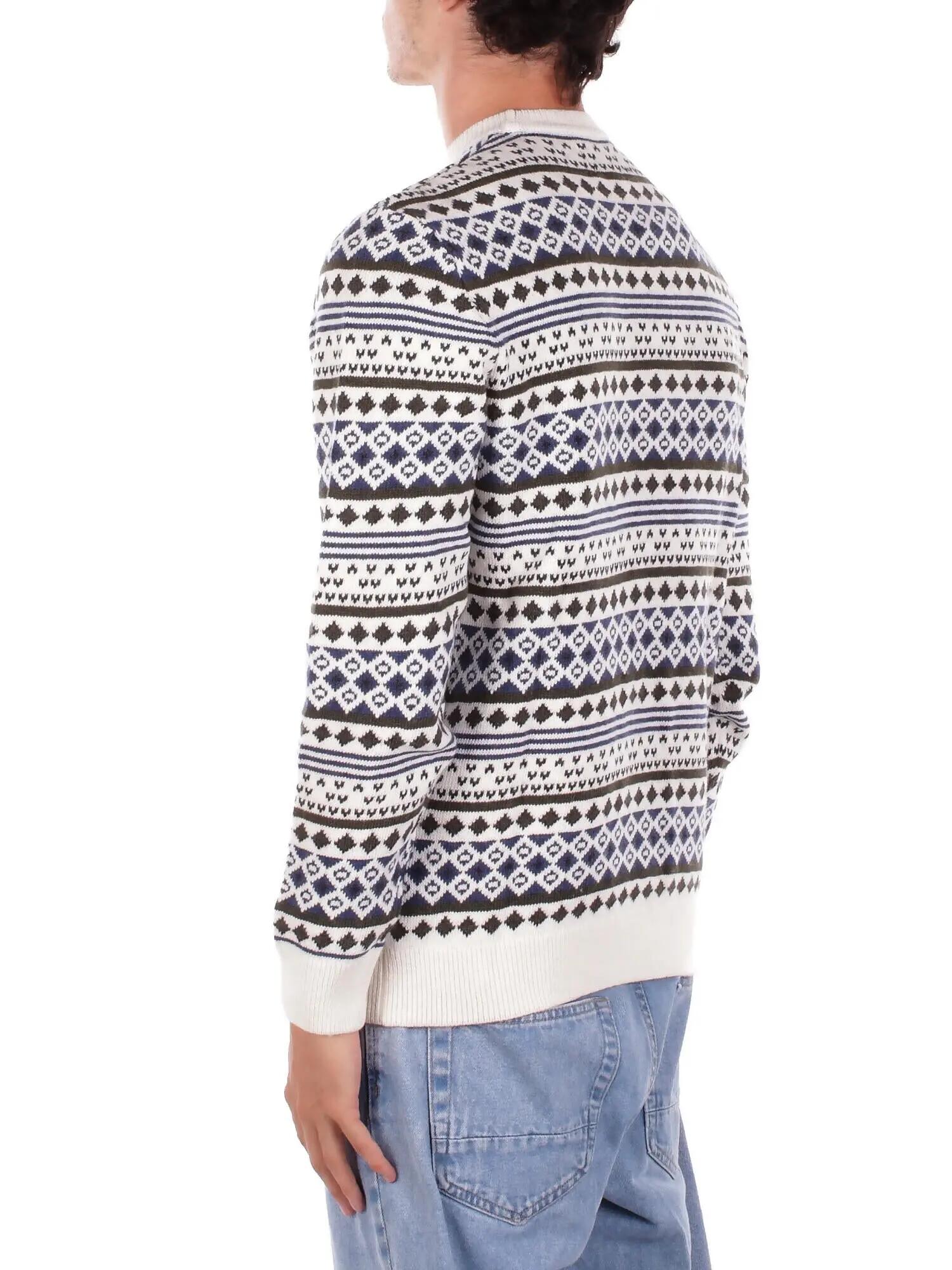 Pull Homme Barbour Blanc 3/5