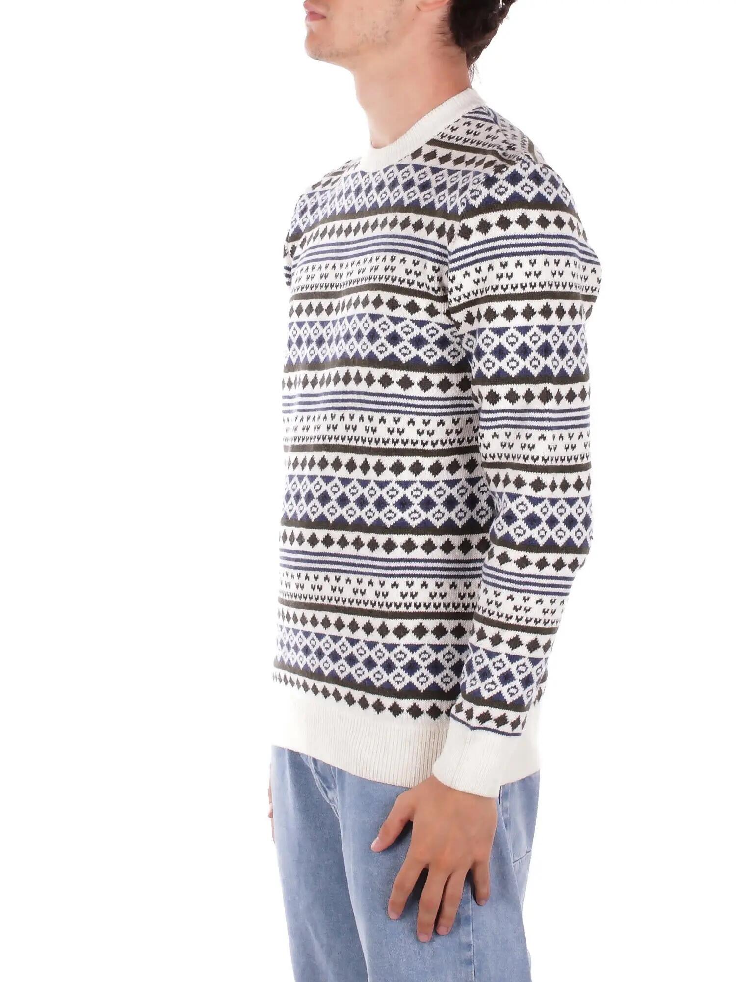 Pull Homme Barbour Blanc 2/5