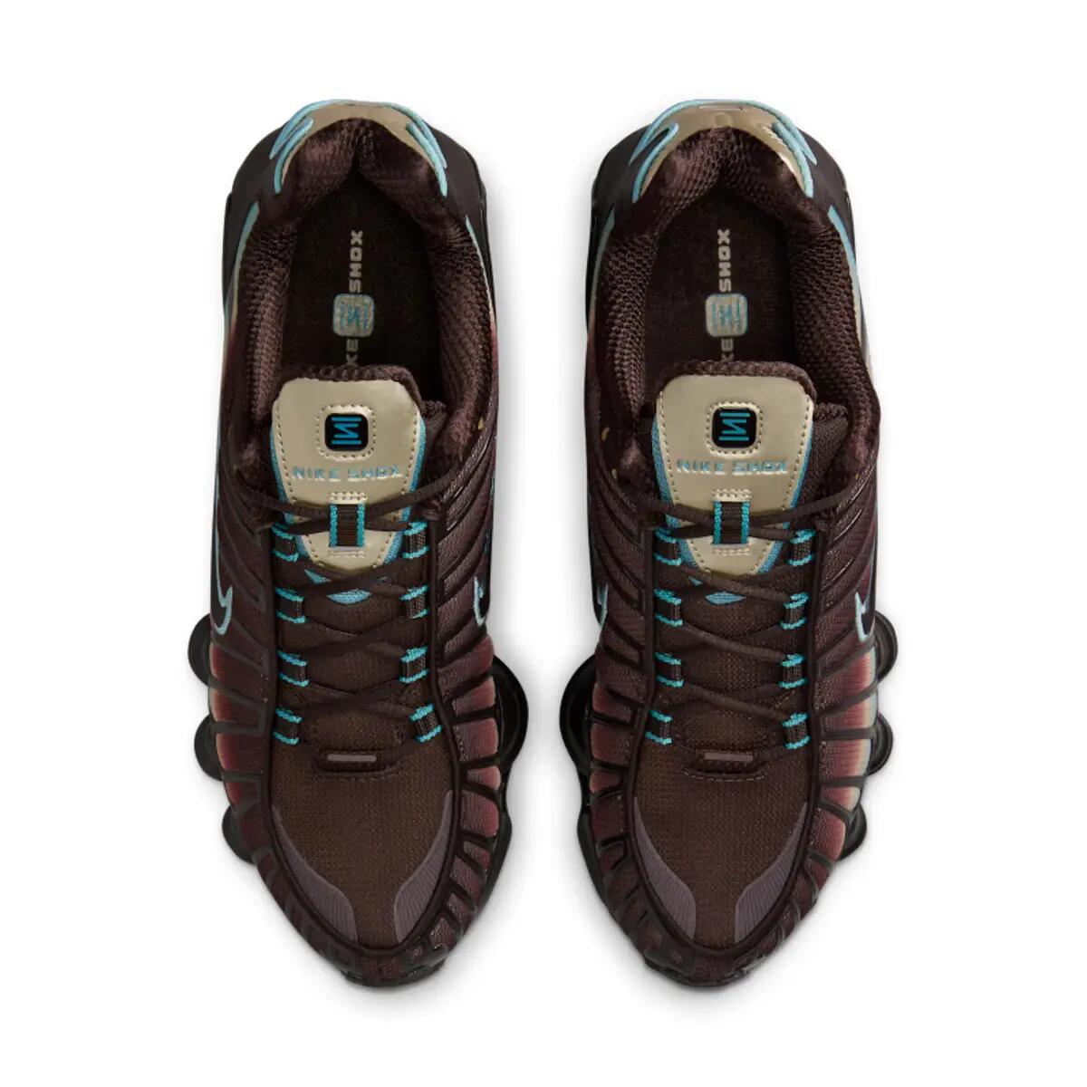 Nike Shox Tl Velvet Brown Denim Turquoise 4/6