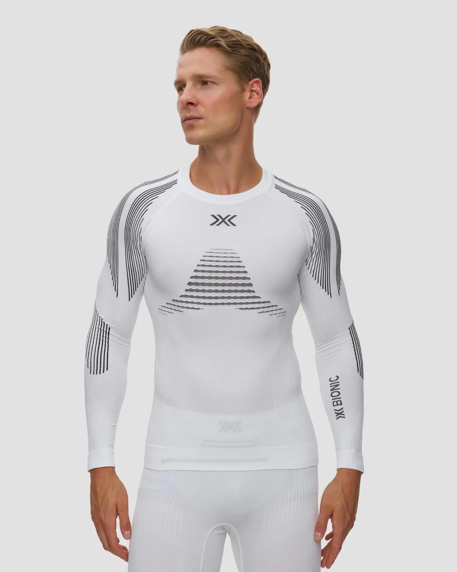 Koszulka męska X-Bionic Invent Shirt Ls White W300 2/6