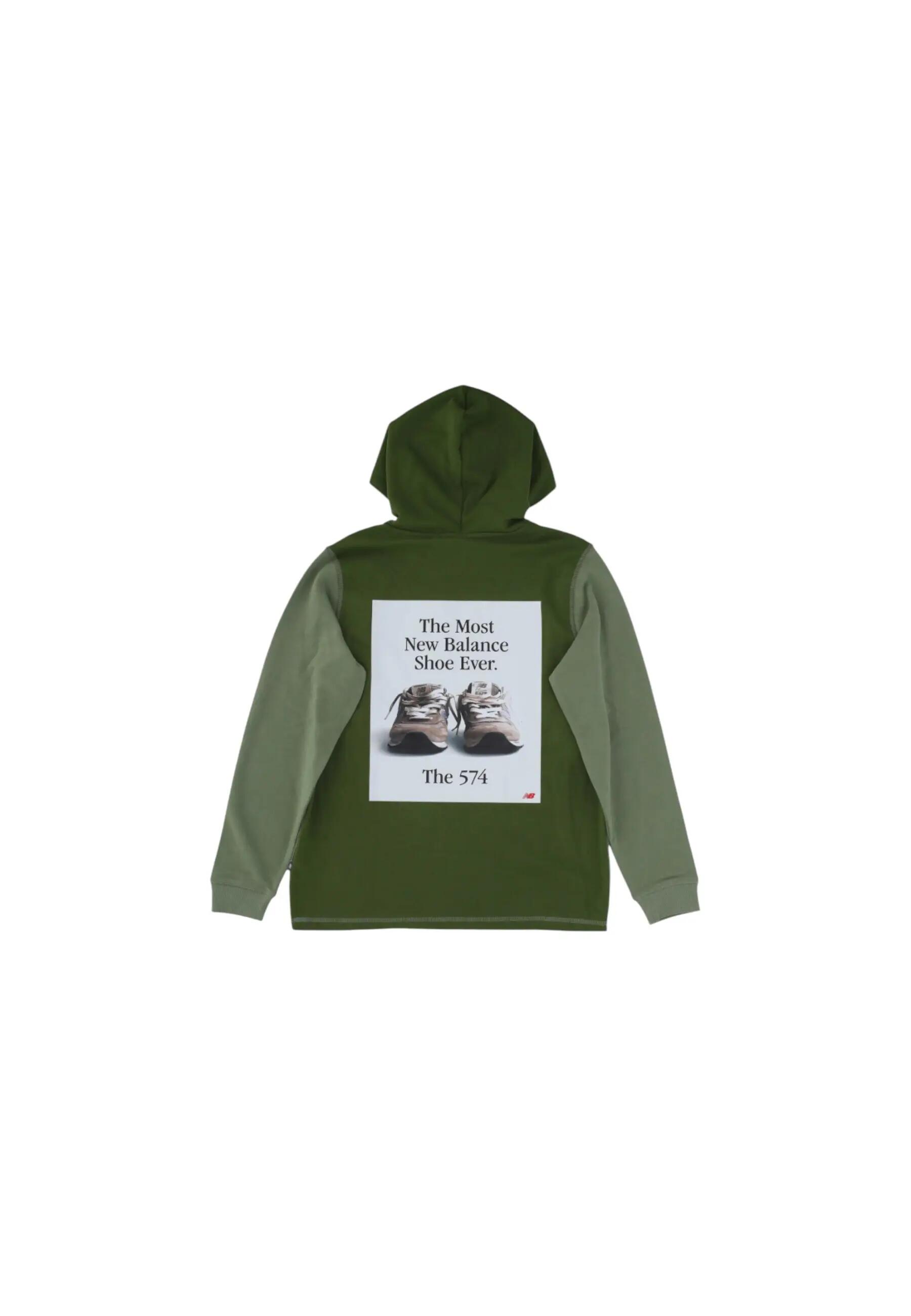 Sudadera con capucha Niño New Balance Verde YT6151NQ 2/2