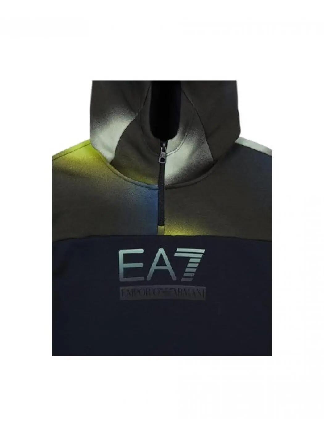Sweat com capuz Menino Emporio Armani Azul 7B000180_BLU 3/3